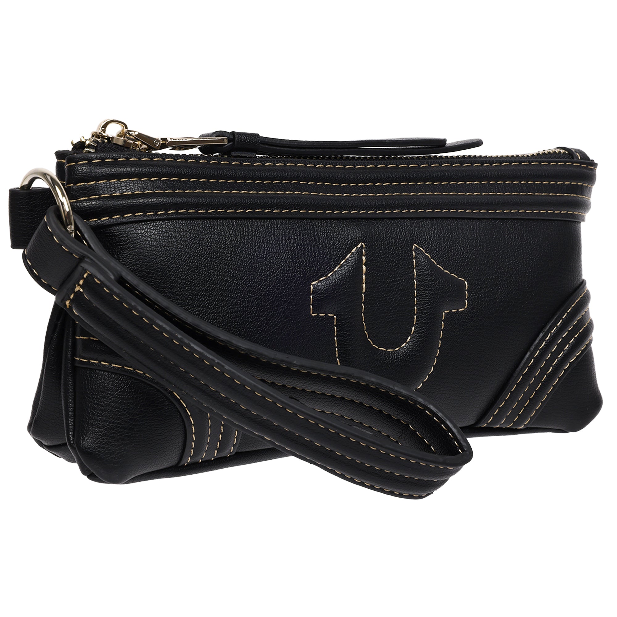 True Religion Bombe Horseshoe Wristlet Wallet