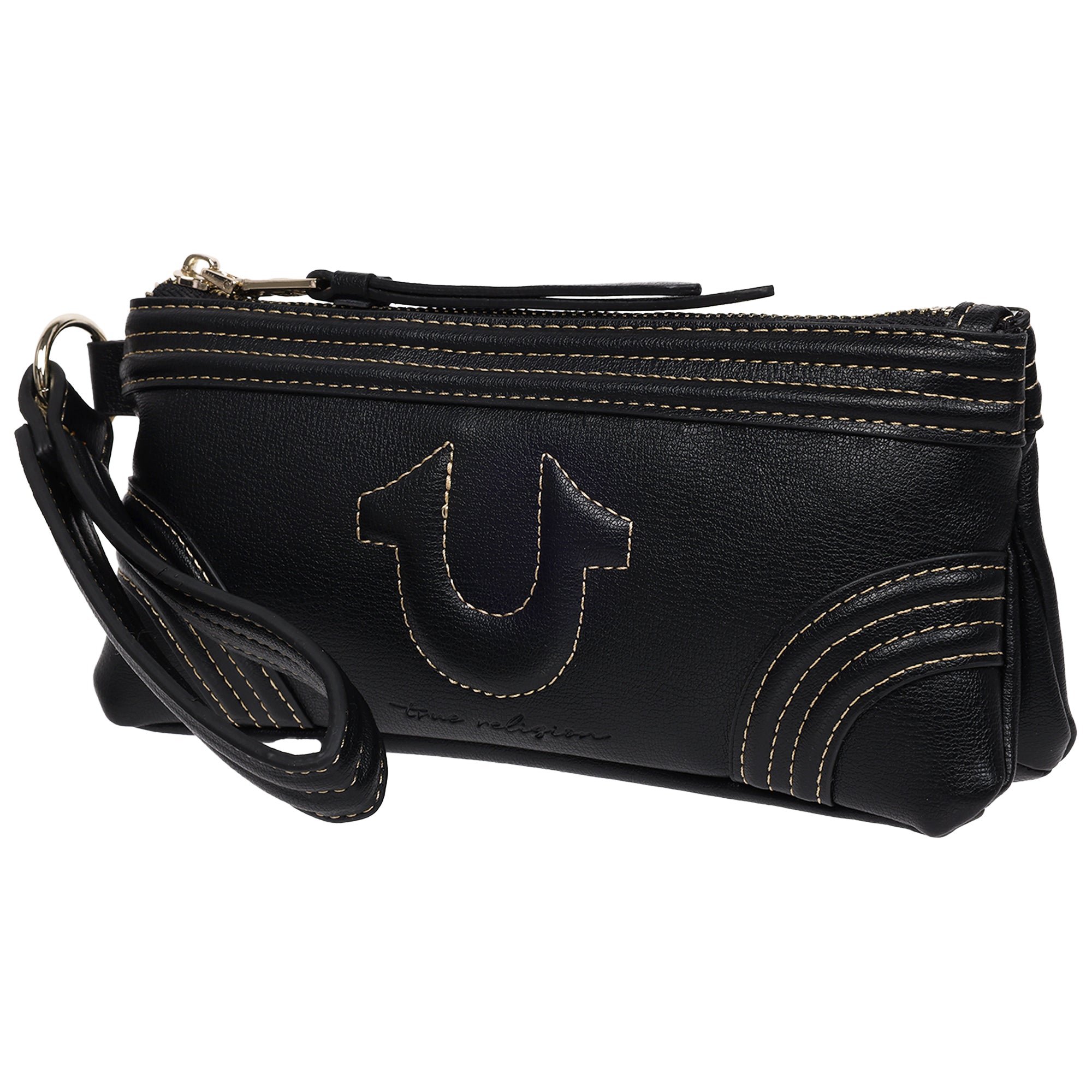 True Religion Bombe Horseshoe Wristlet Wallet