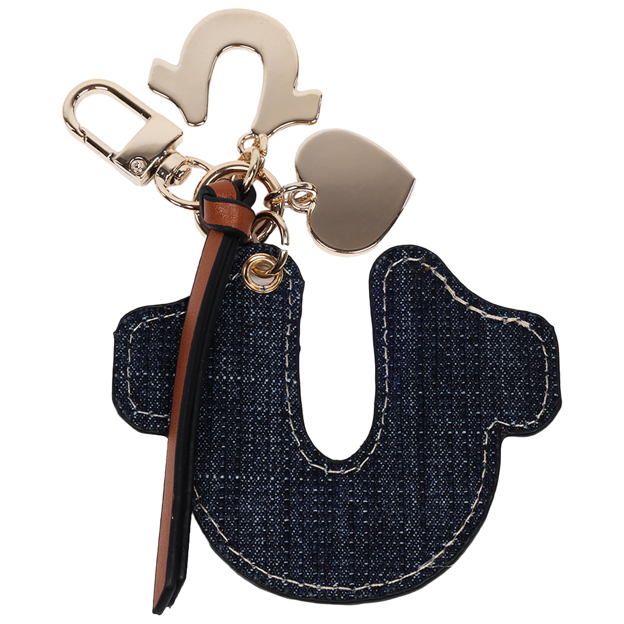 True Religion Denim Horseshoe Bag Charm