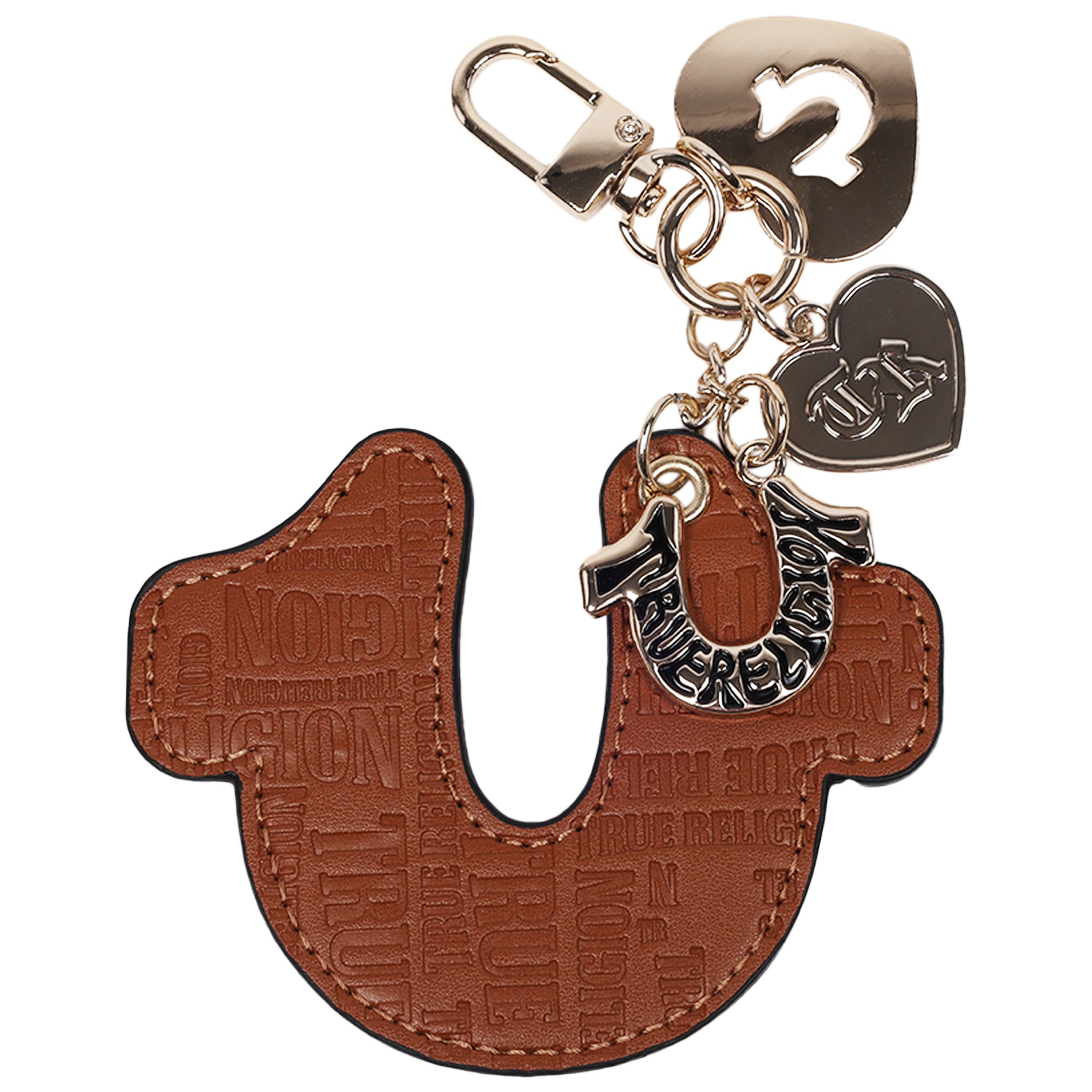 True Religion Embossed Horseshoe Bag Charm