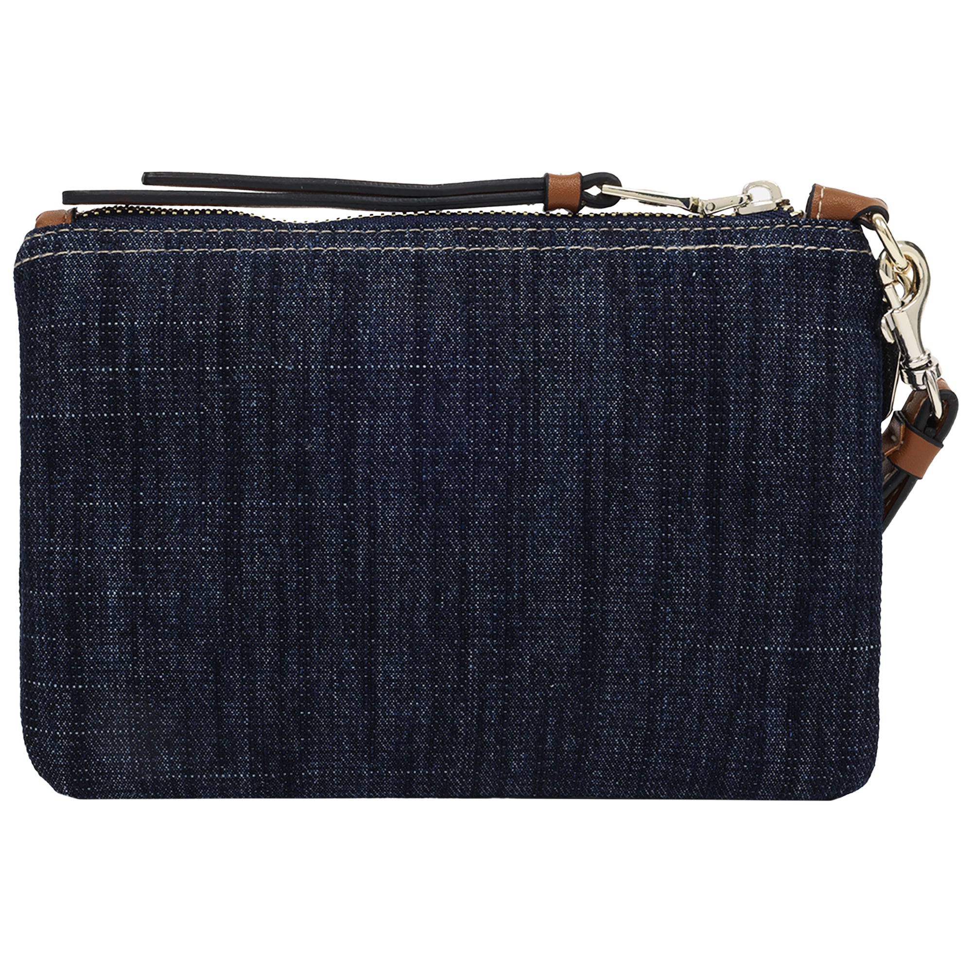 True Religion Cooper Parkchester Denim Wristlet Pouch