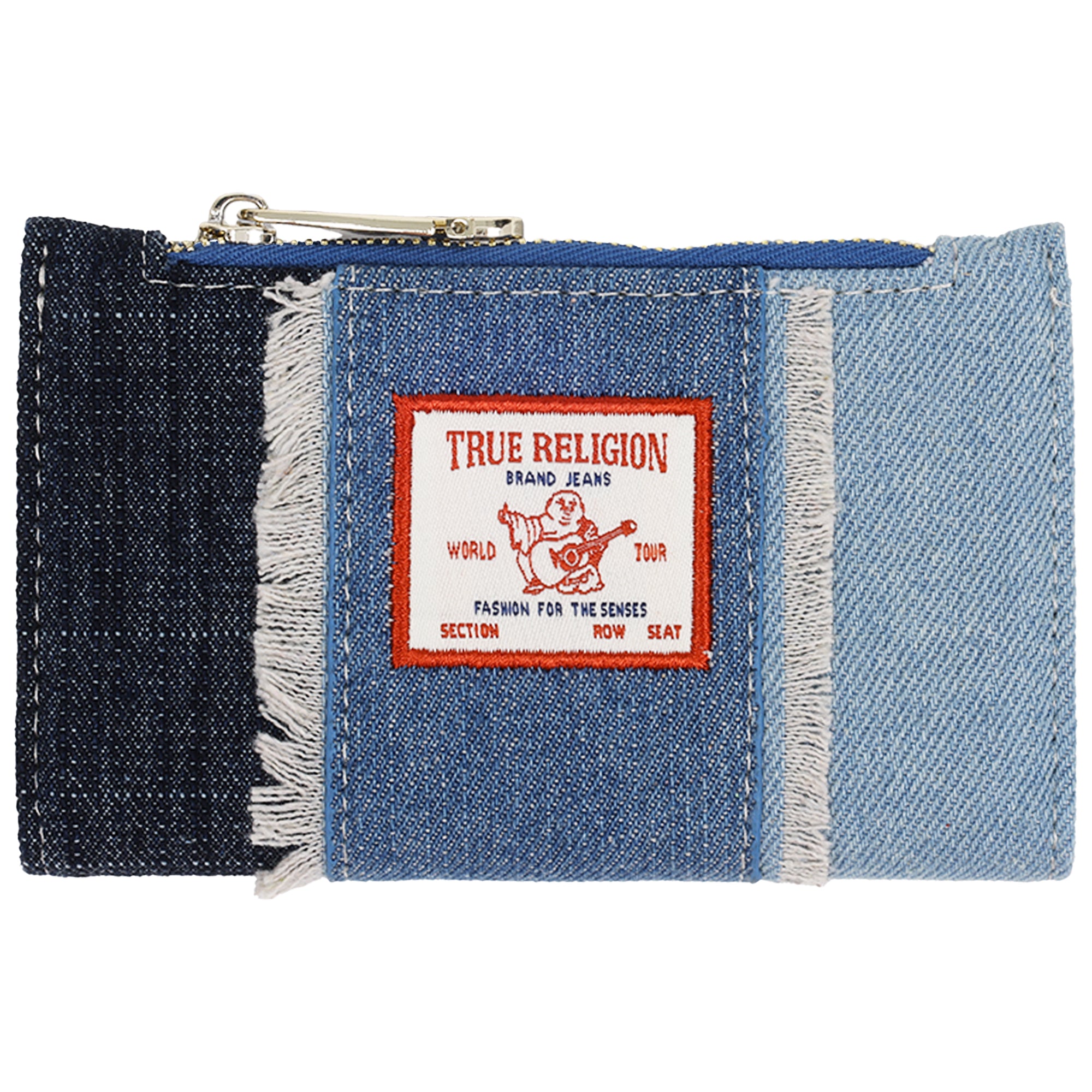 True Religion Colin Highbridge Patchwork Denim Mini Wallet