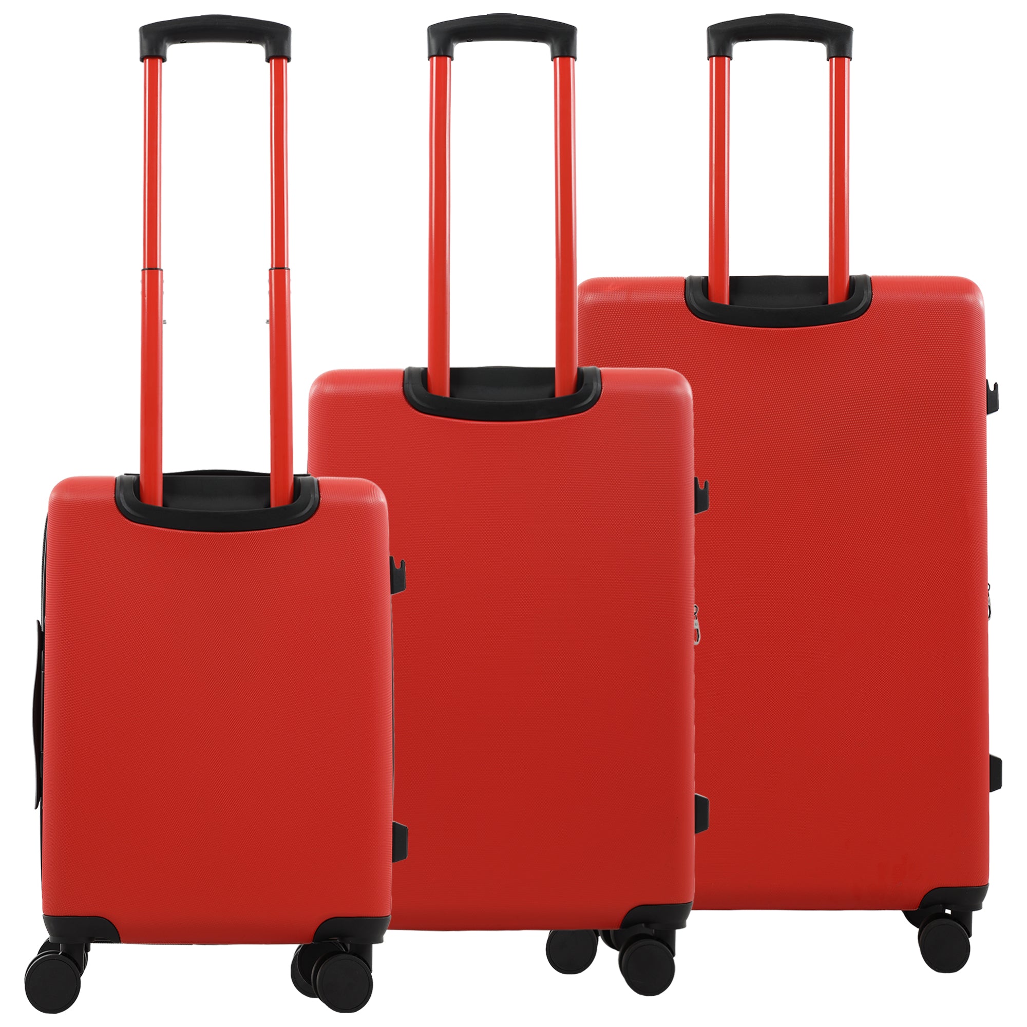 True Religion Molded U 3-Piece Hardside Spinner Luggage Set – 22", 26.5" & 30.5" Expandable Suitcases