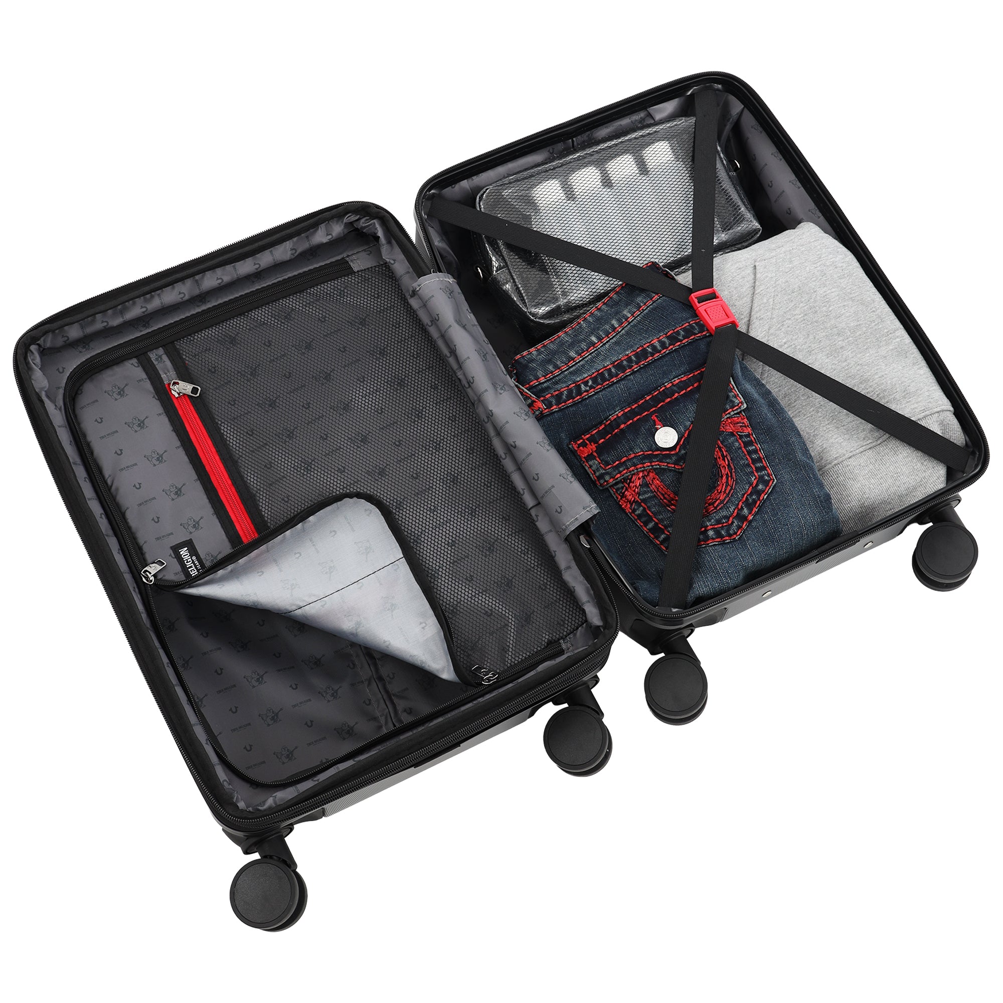 True Religion ABS 30.5" Expandable Hardside Spinner Luggage