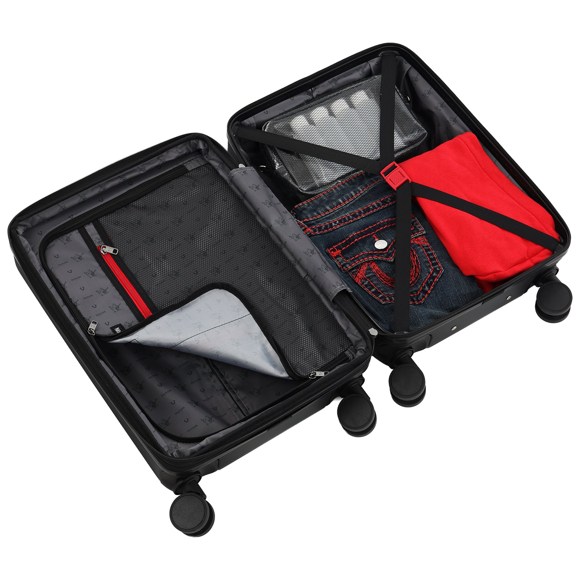 True Religion Molded U 26.5" Expandable Hardside Spinner Luggage