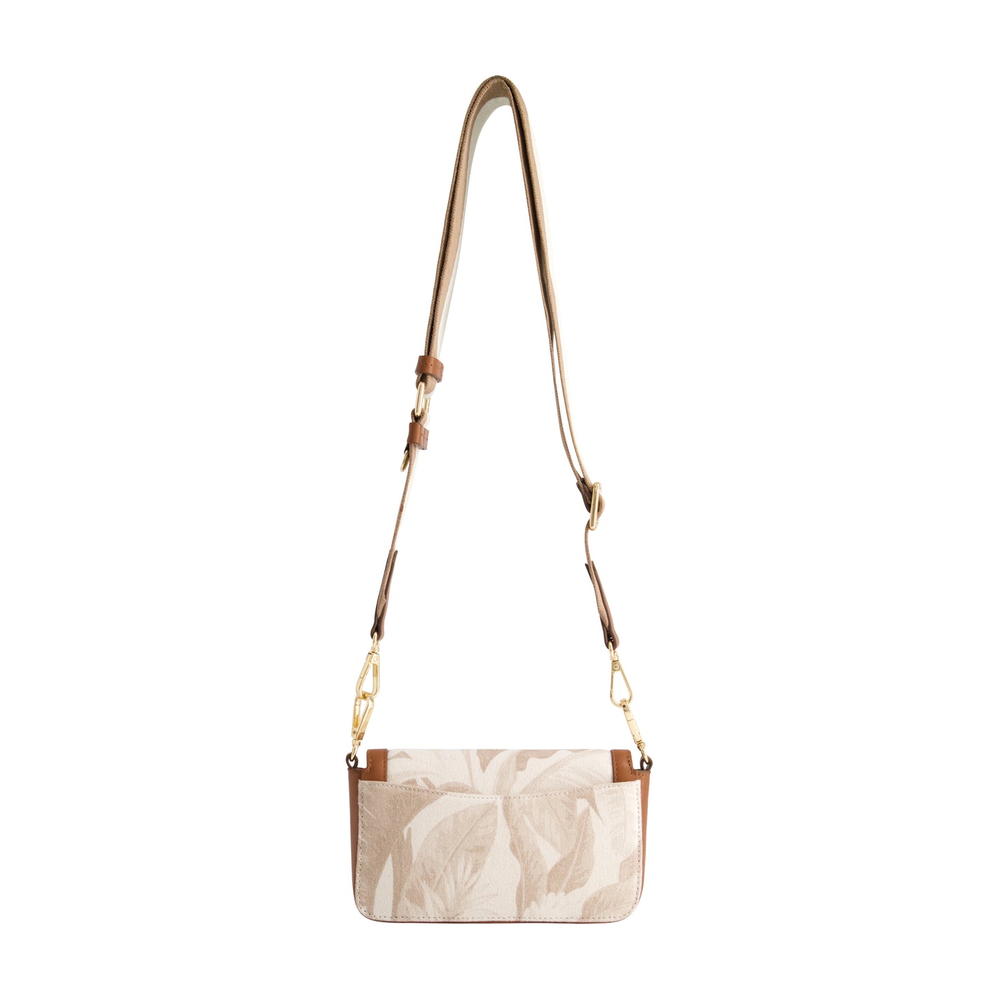 Tommy Bahama Leather Trim Floral Double Crossbody, Multi