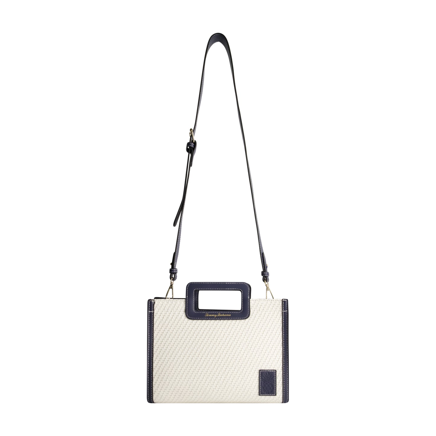 Tommy Bahama Modern Woven Medium Tote, NAVY