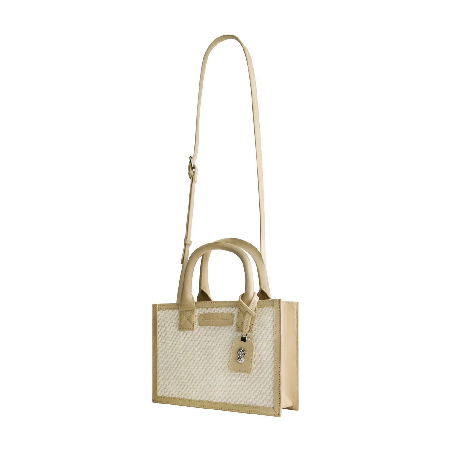 Tommy Bahama Soft Woven Modern Tote, TAN/WHITE