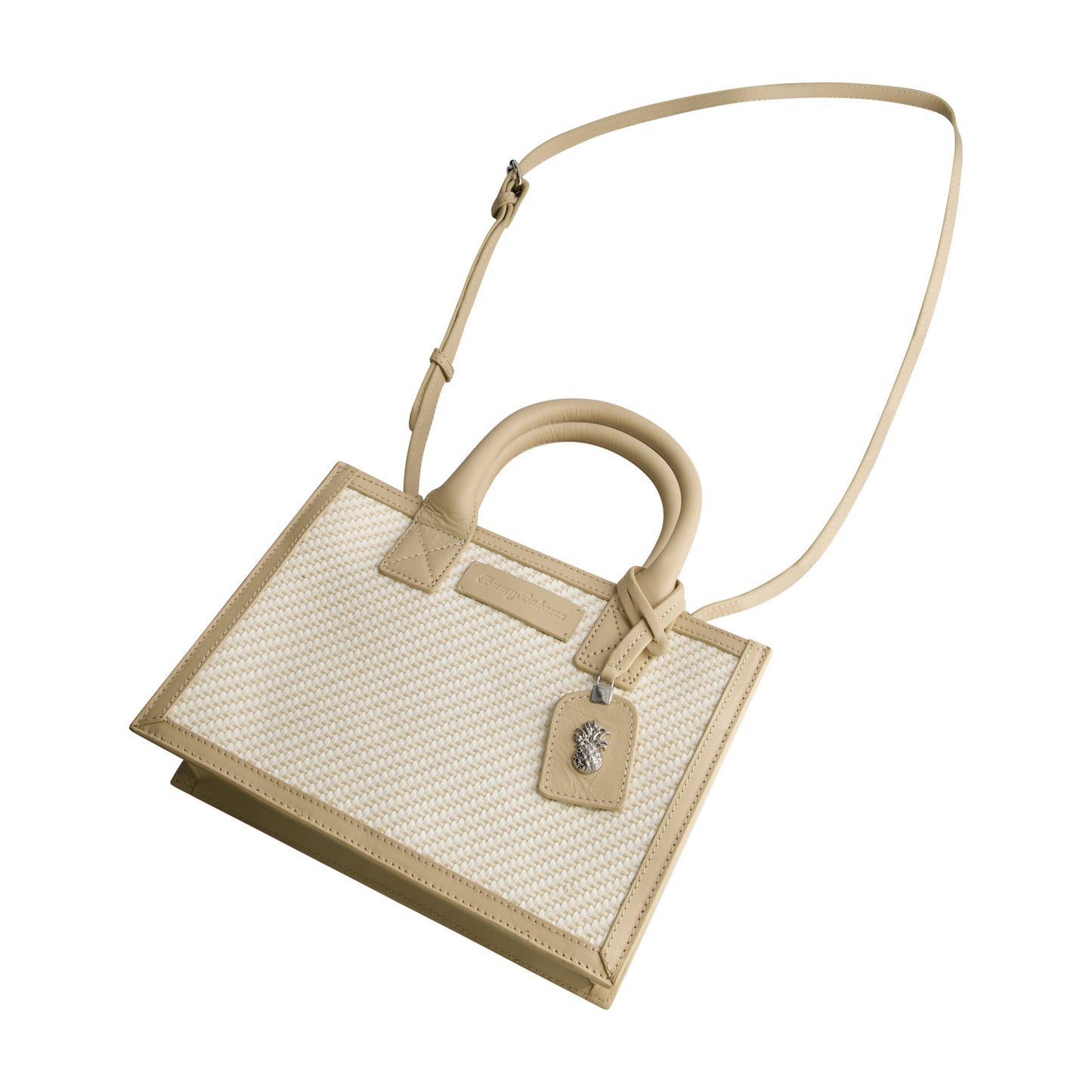 Tommy Bahama Soft Woven Modern Tote, TAN/WHITE