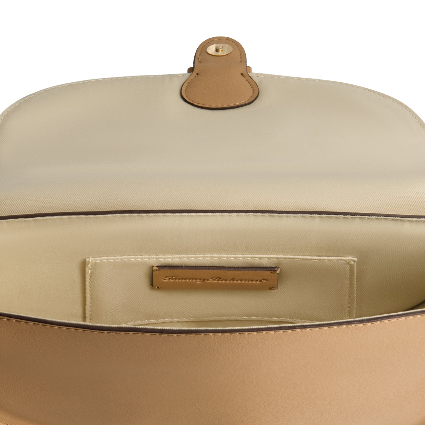 Tommy Bahama Raffia/PU Crossbody Flap Bag, TAN