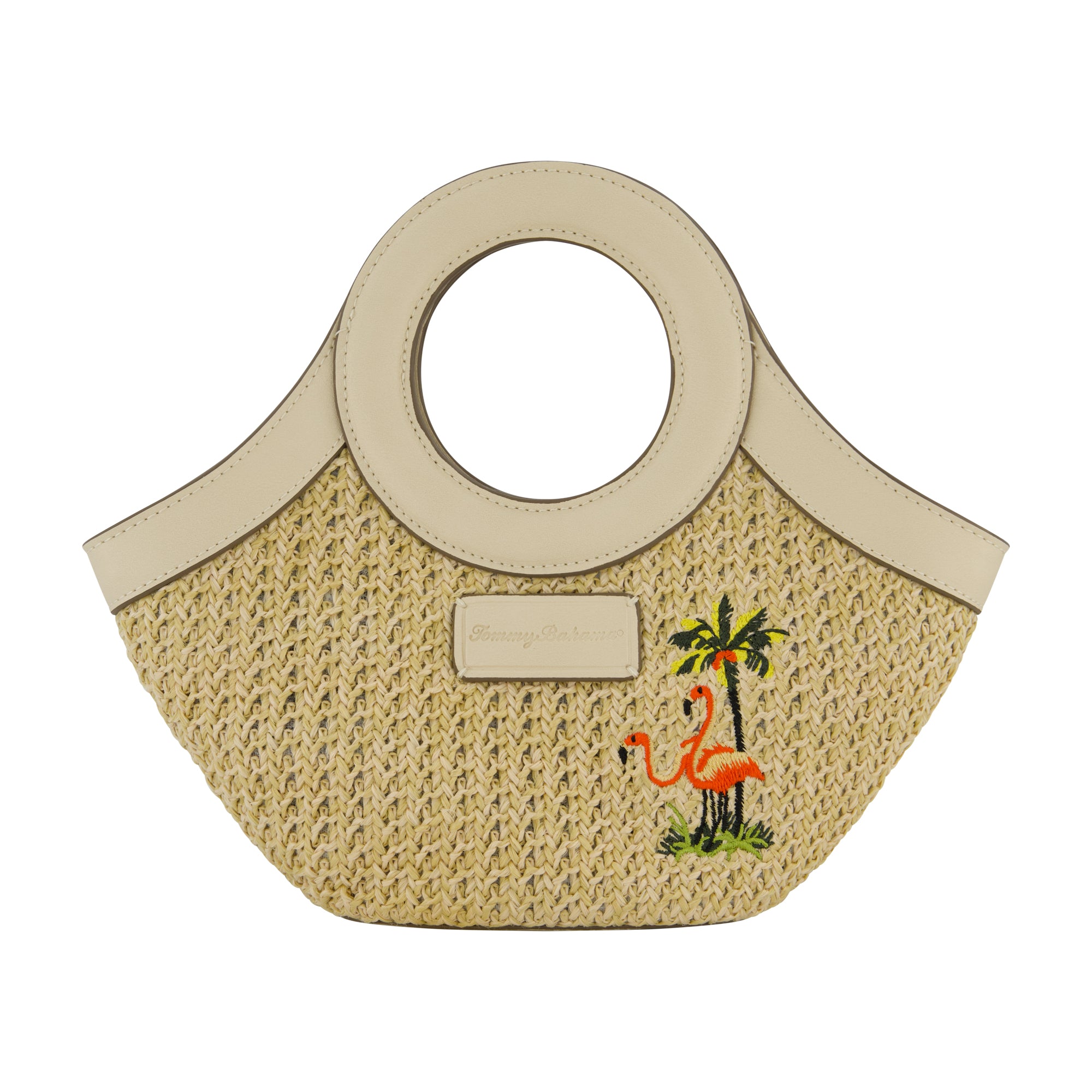 Tommy Bahama Flamingo Embroidery Mini Tote