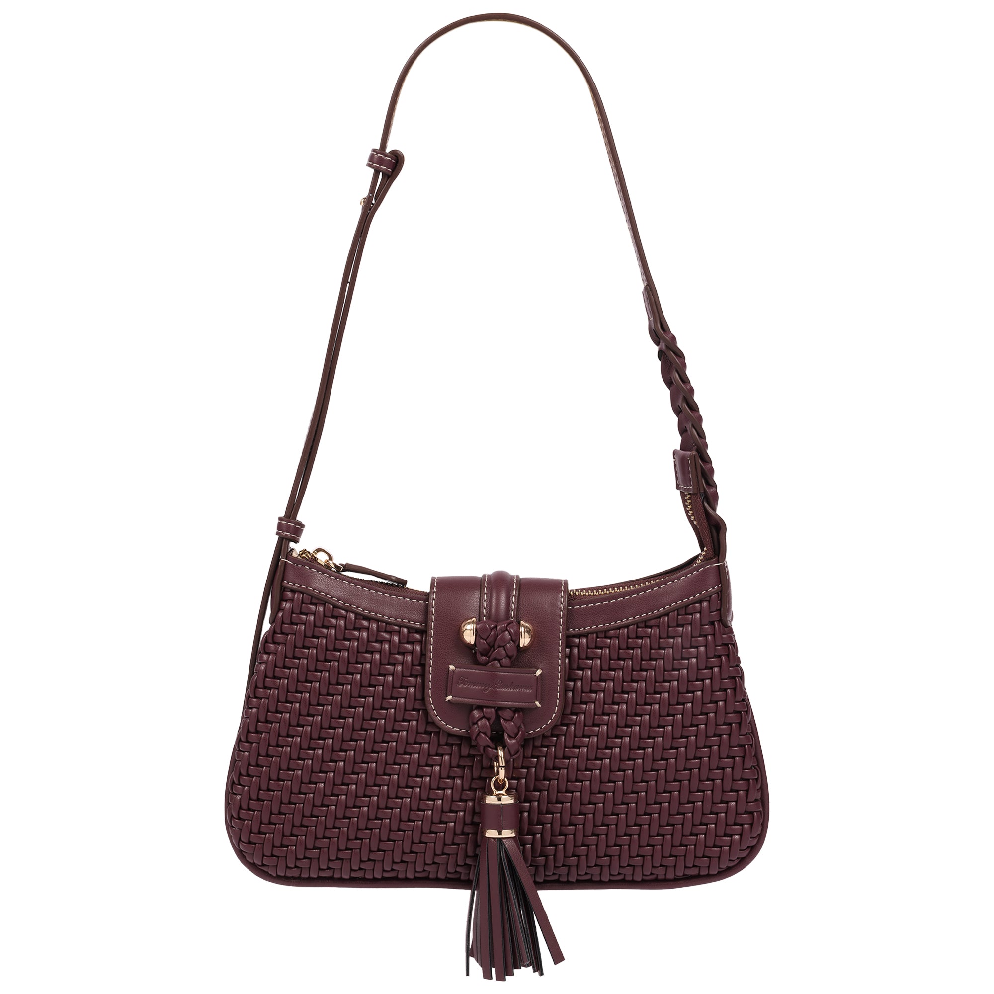 Tommy Bahama Tassel Tab Woven Shoulder Bag