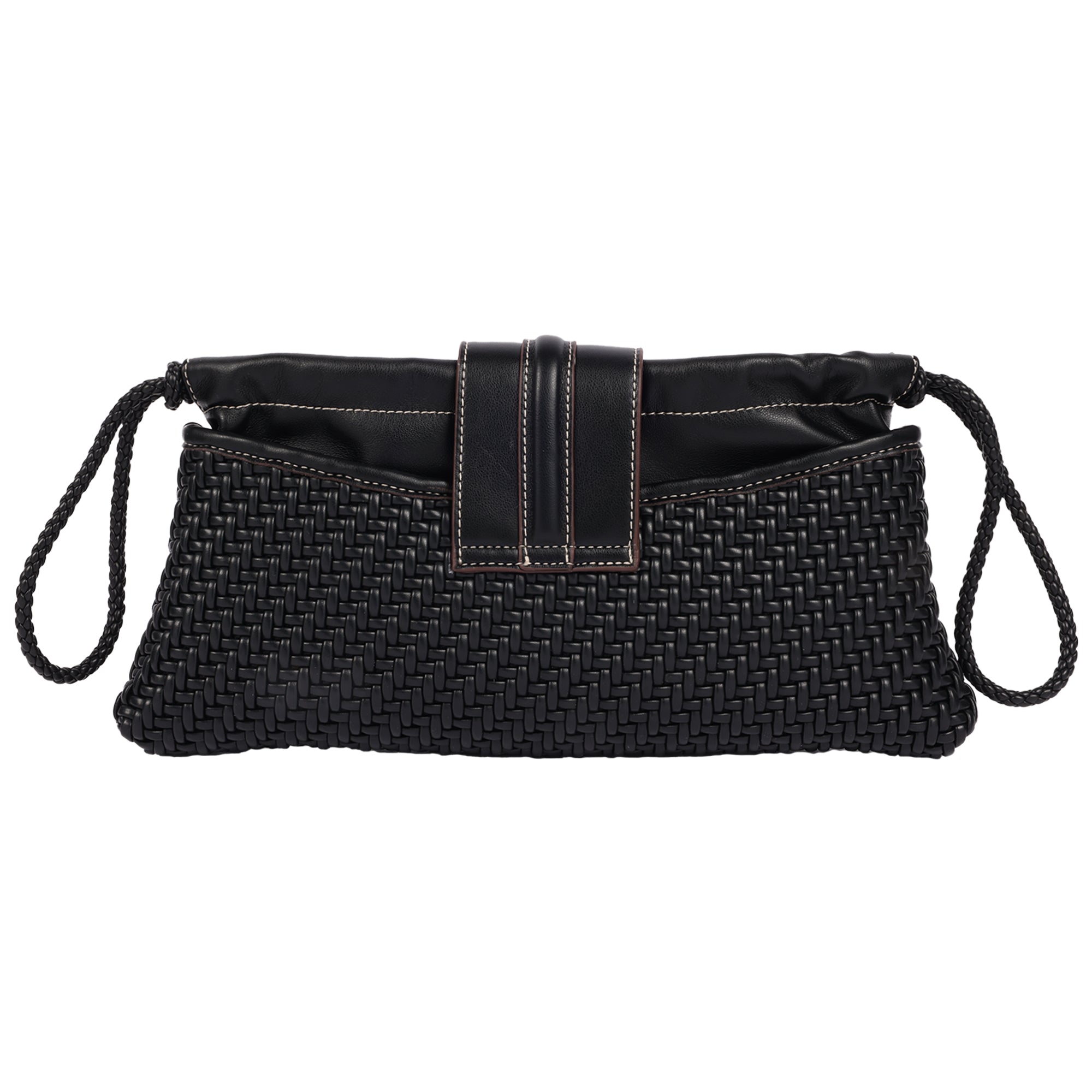 Tommy Bahama Tassel Tab Woven Clutch
