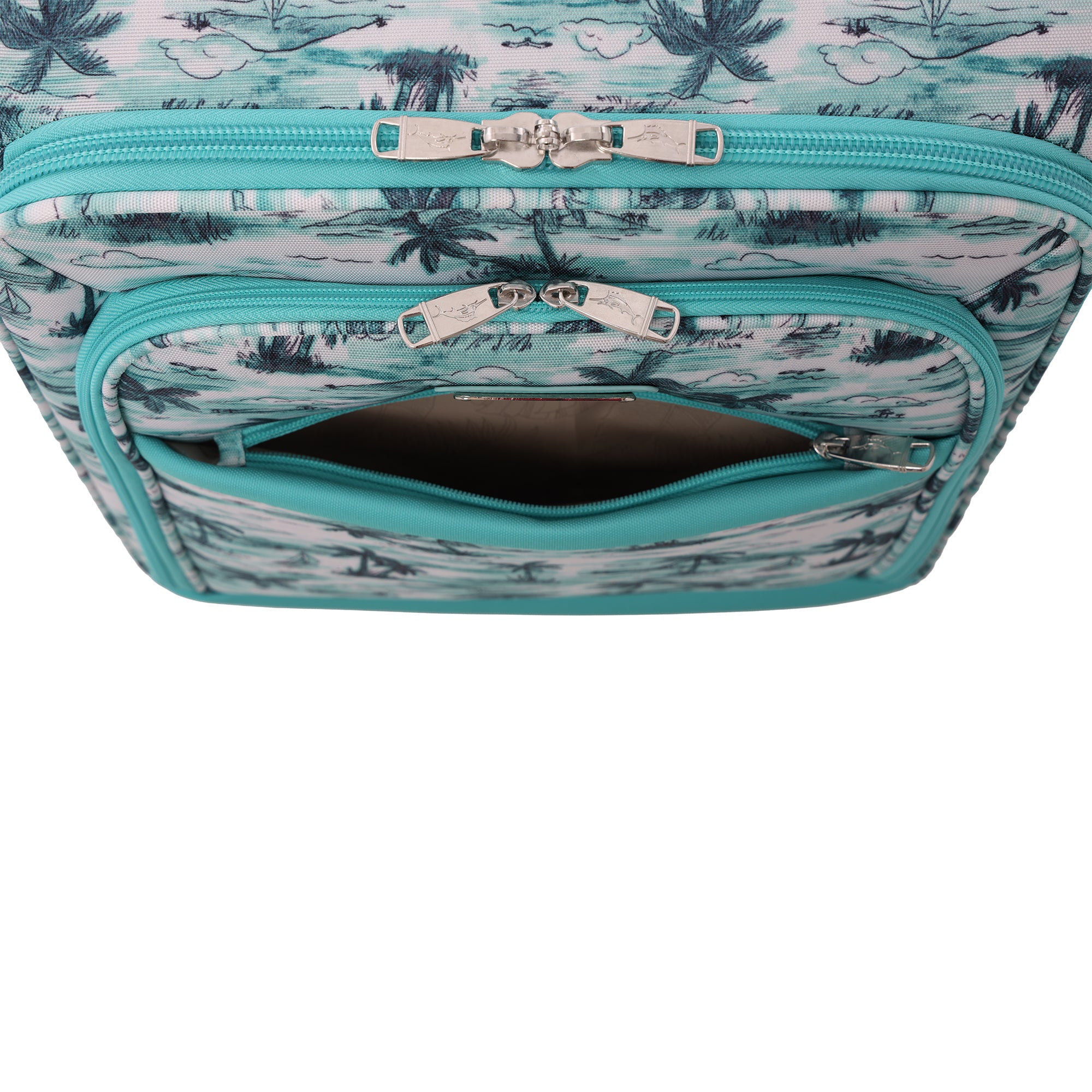 Tommy Bahama Palm Print 21.5" Expandable Softside Carry-On Spinner
