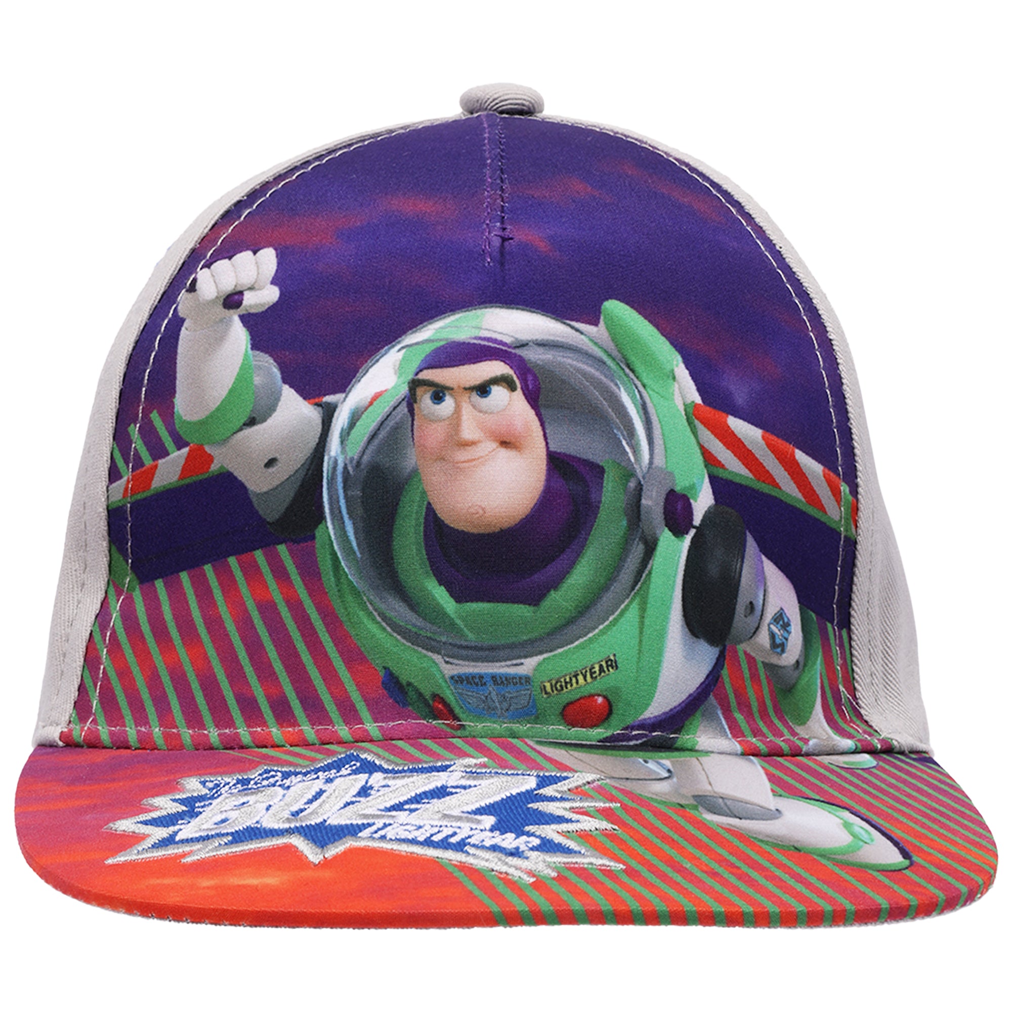 Disney Pixar Toy Story Buzz Lightyear Boys Flat Brim Baseball Hat – Adjustable Snapback Cap for boys Ages 4–7