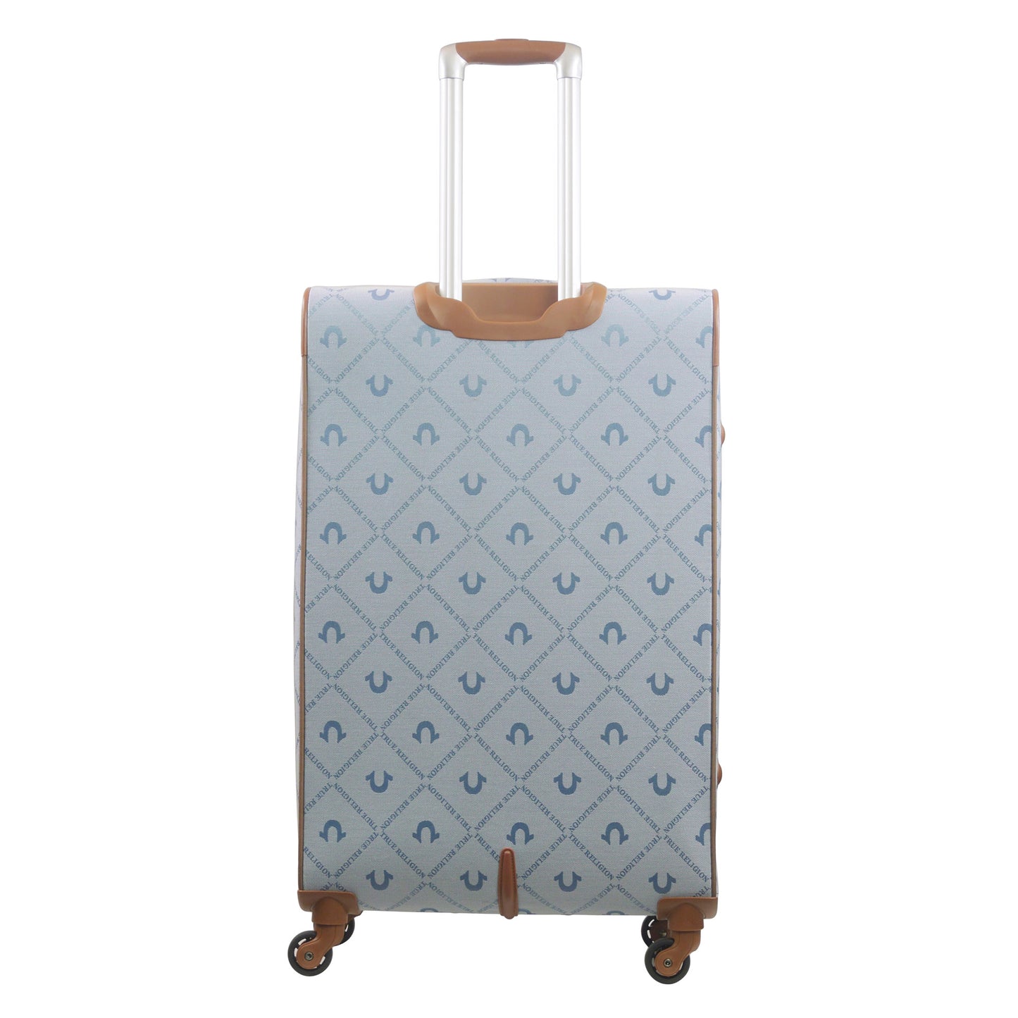 True Religion Soft Sided 31" Expandable, Spinner Luggage, DENIM