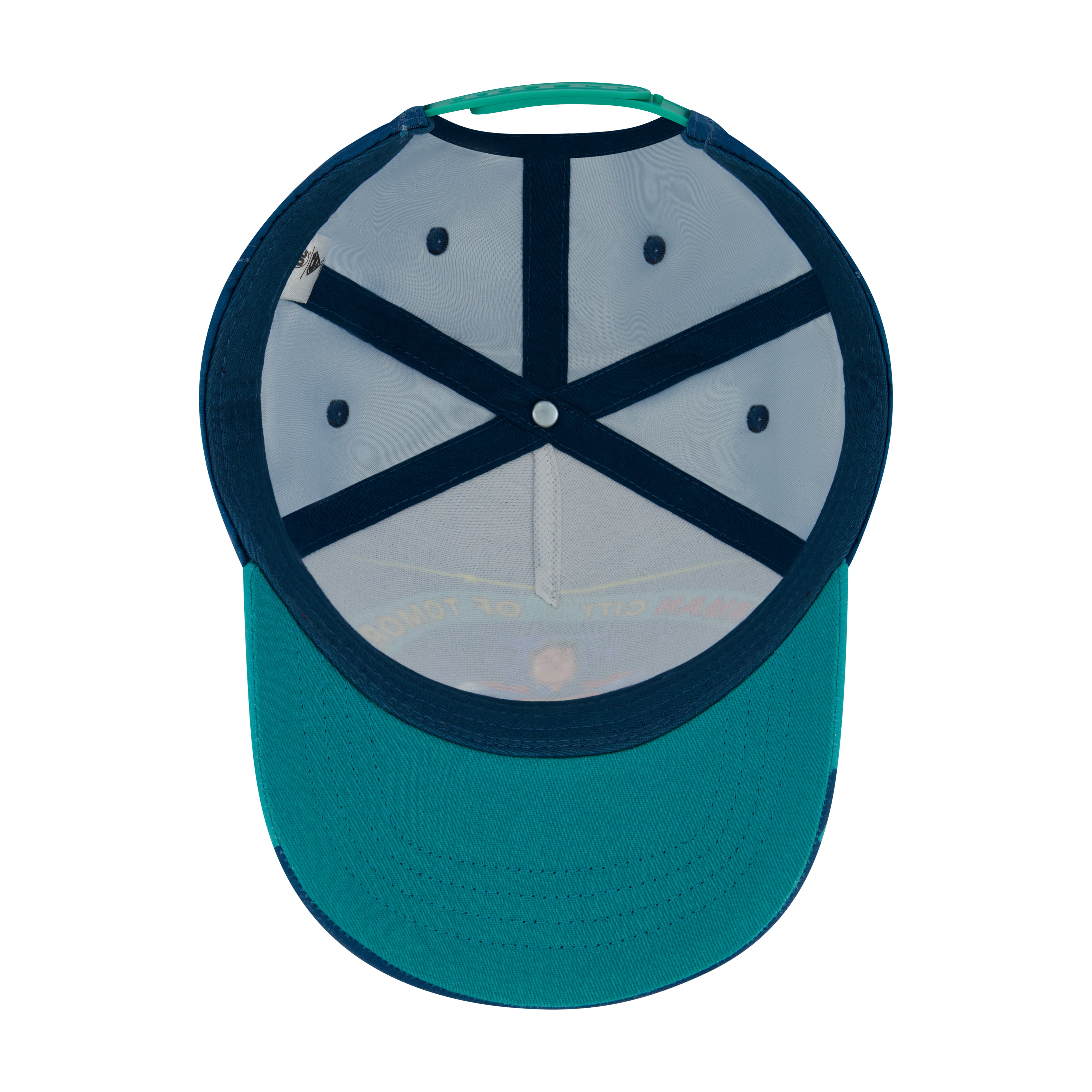 DC Comics Superman “City of Tomorrow” Snapback Hat – Metropolis Graphic Adjustable Baseball Cap
