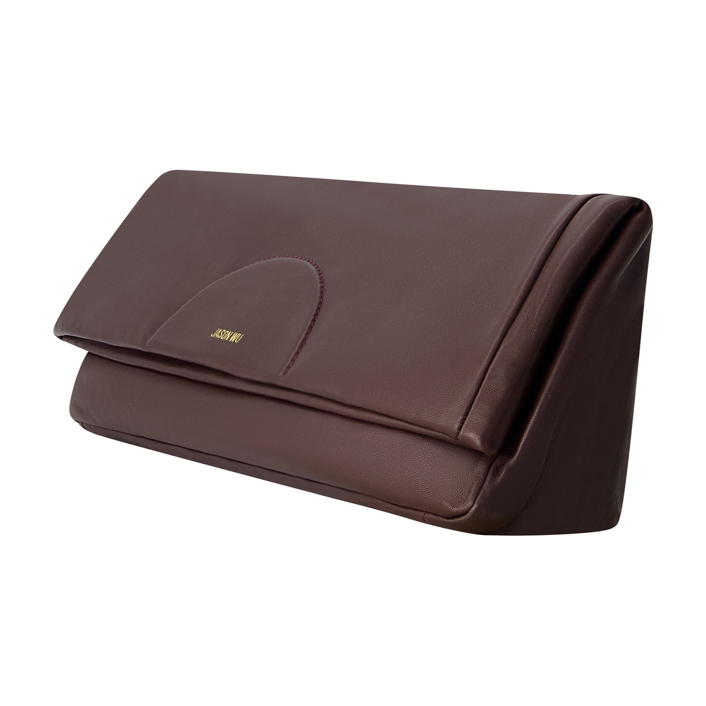 Jason Wu Elegant Fold-Over Clutch – Grape