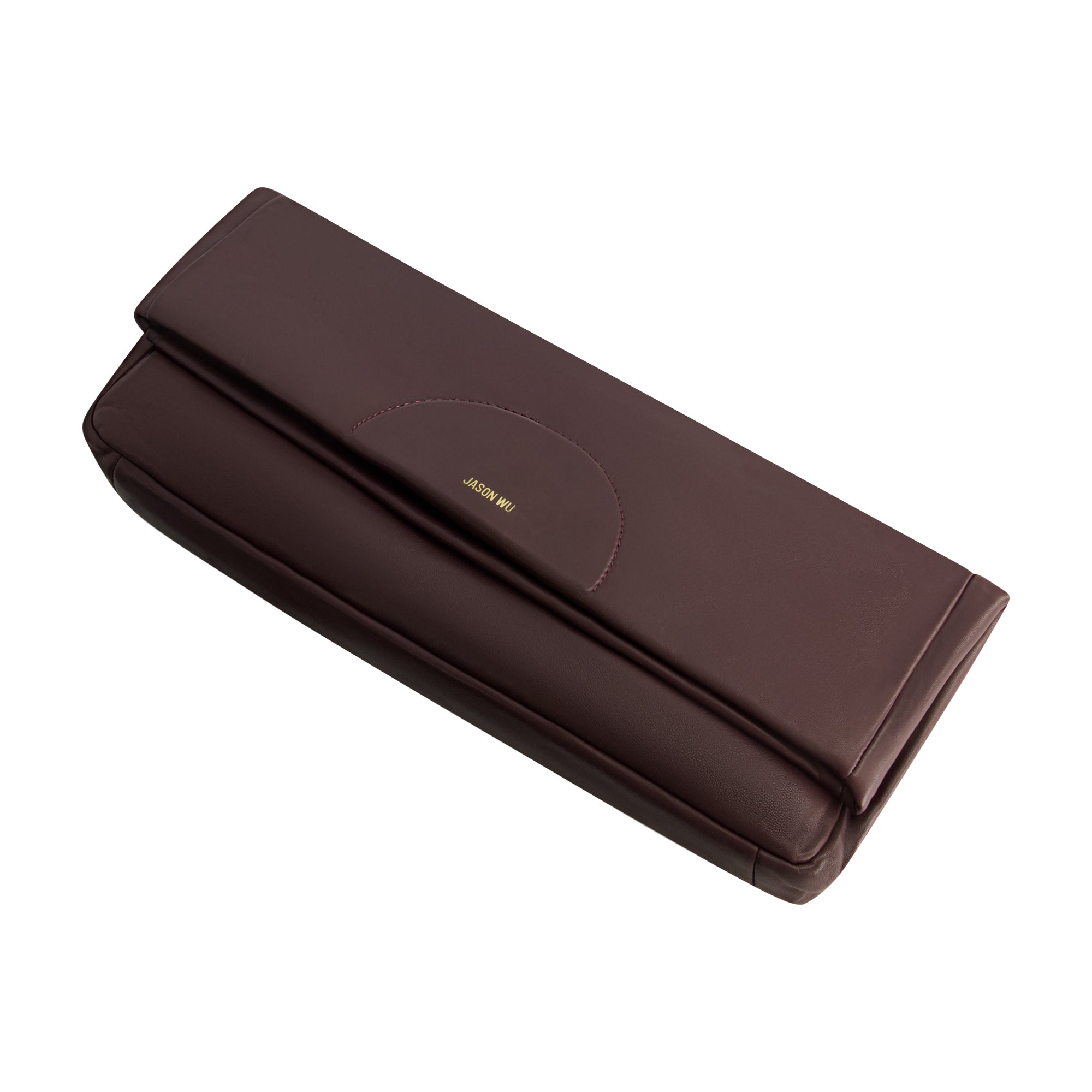 Jason Wu Elegant Fold-Over Clutch – Grape
