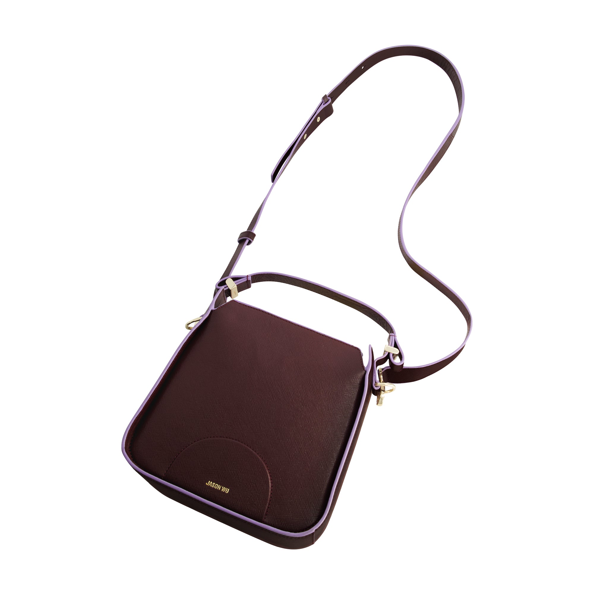 Jason Wu Convertible Shoulder Bag – Classic Elegance with a Modern Touch - Grape