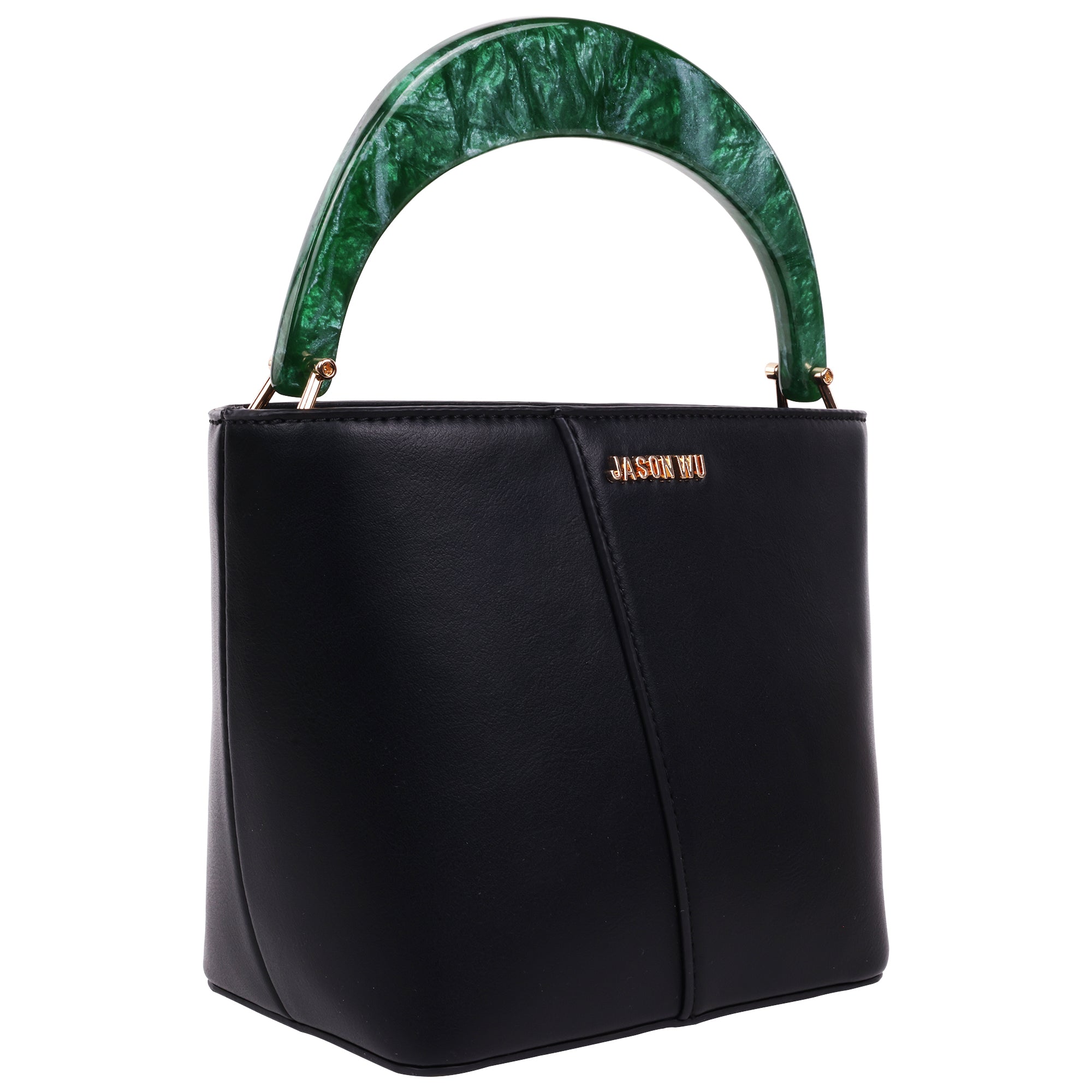Jason Wu Small Smooth PU Tote with Acrylic Top Handle