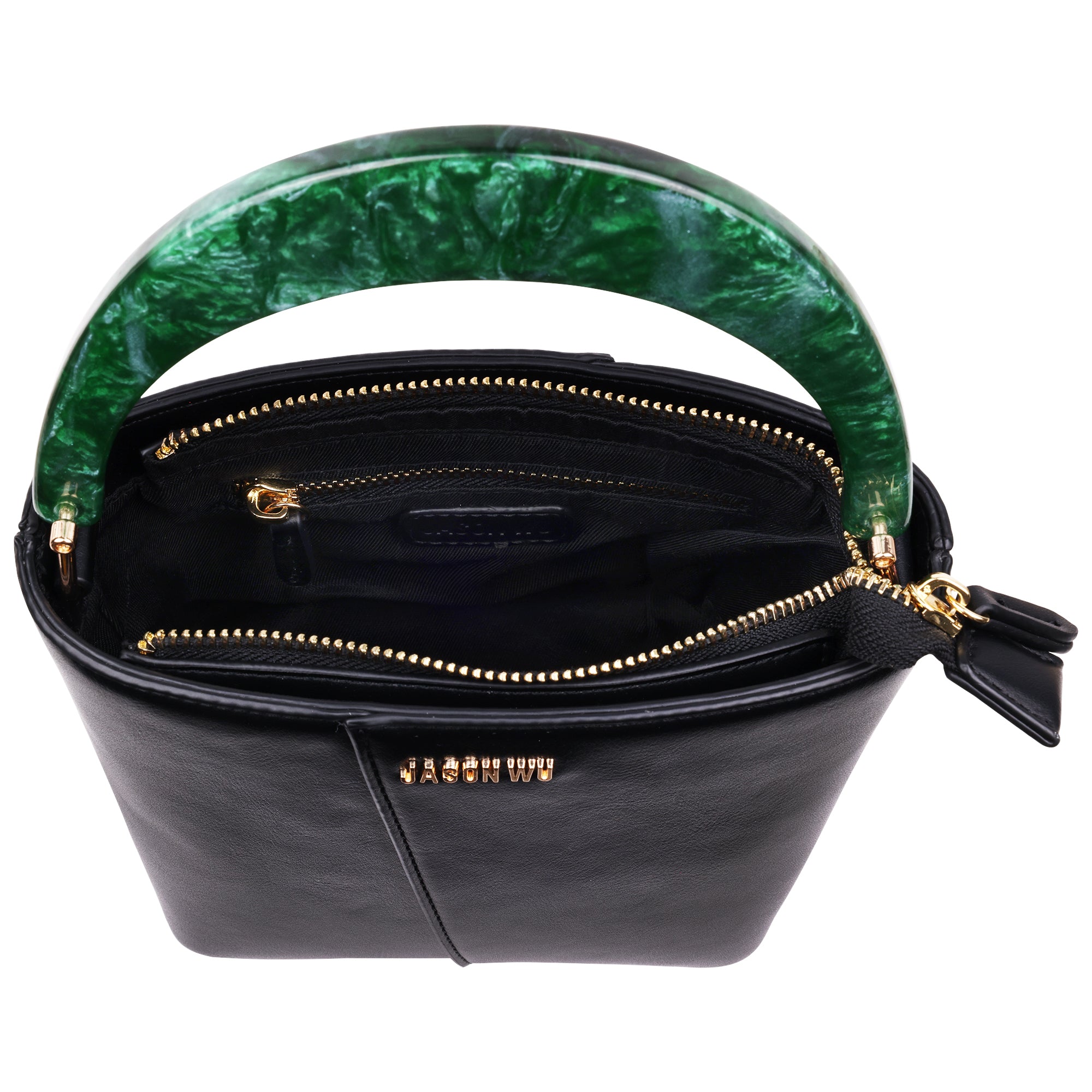 Jason Wu Small Smooth PU Tote with Acrylic Top Handle