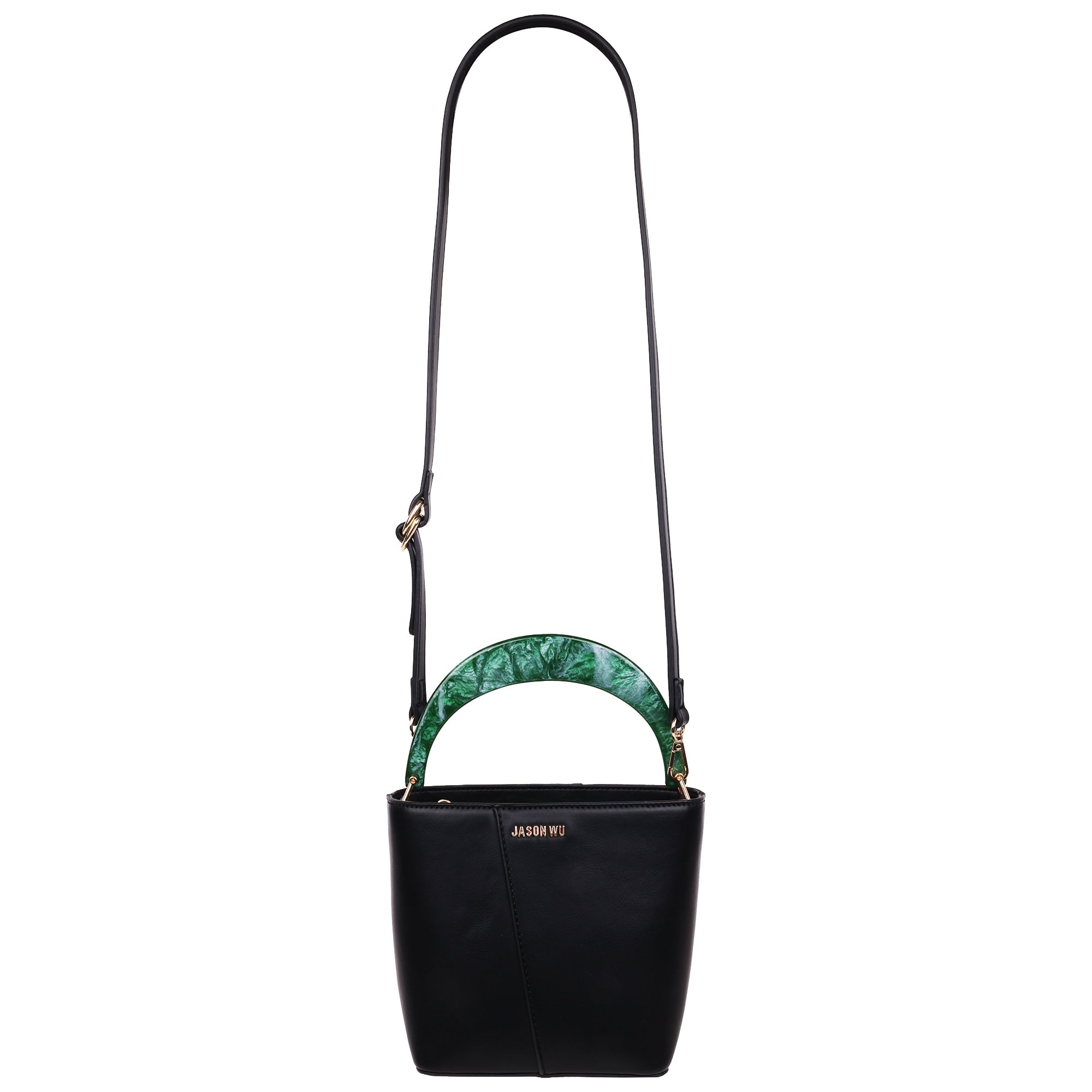 Jason Wu Small Smooth PU Tote with Acrylic Top Handle