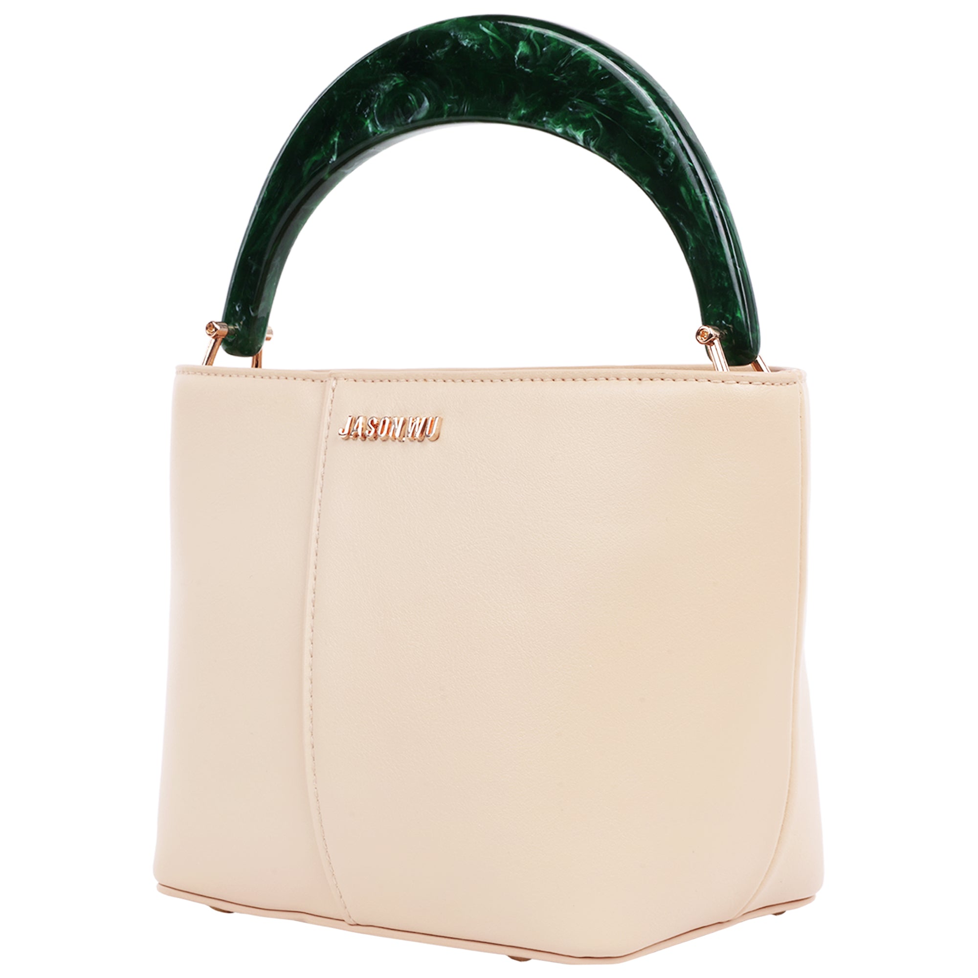Jason Wu Small Smooth PU Tote with Acrylic Top Handle