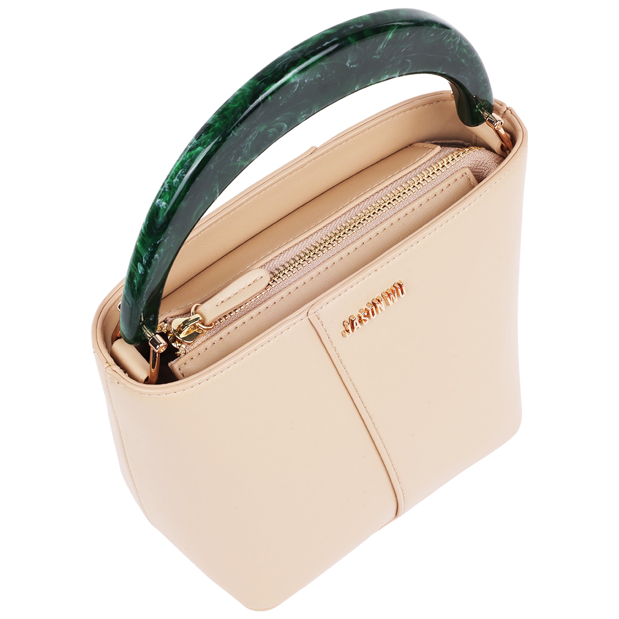 Jason Wu Small Smooth PU Tote with Acrylic Top Handle