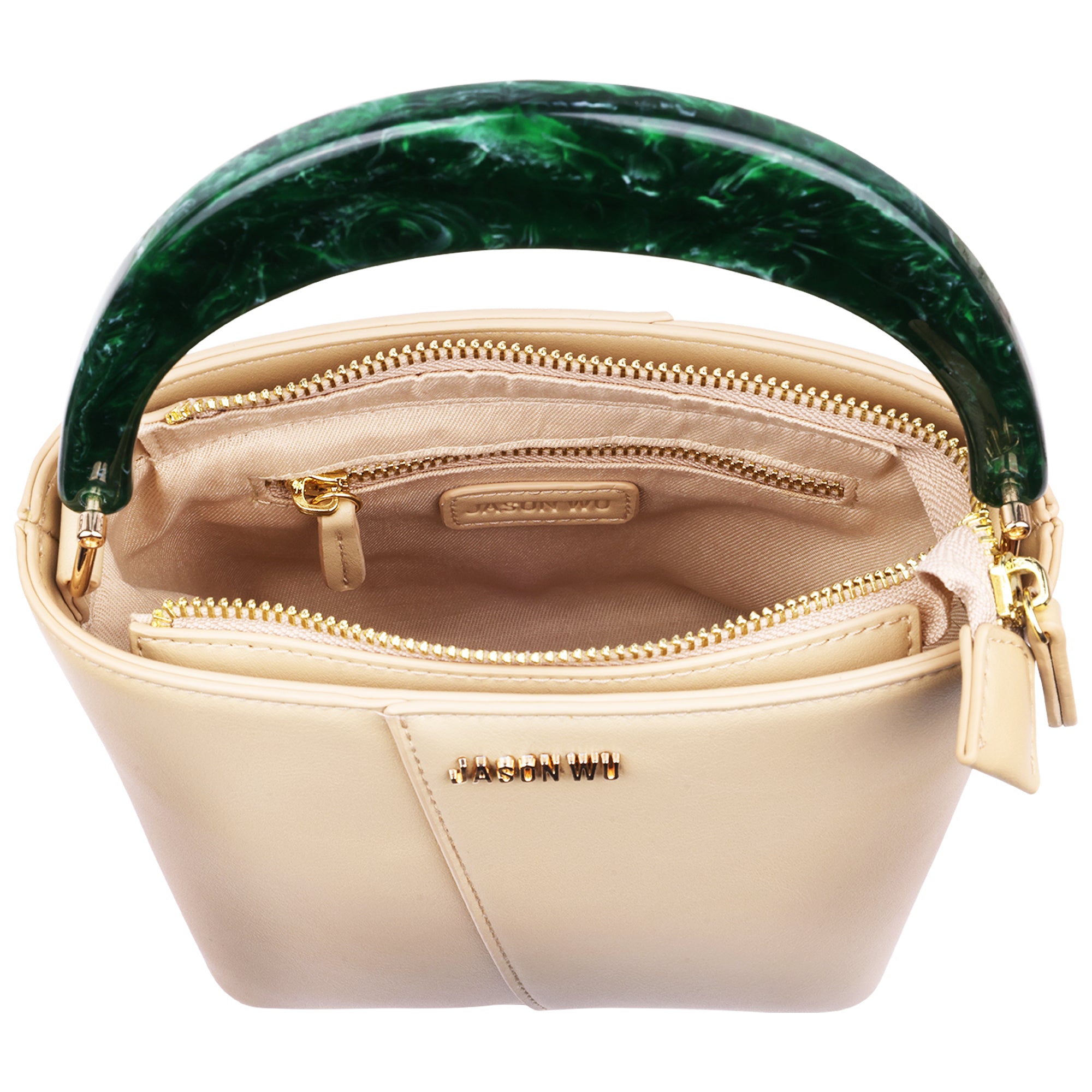 Jason Wu Small Smooth PU Tote with Acrylic Top Handle