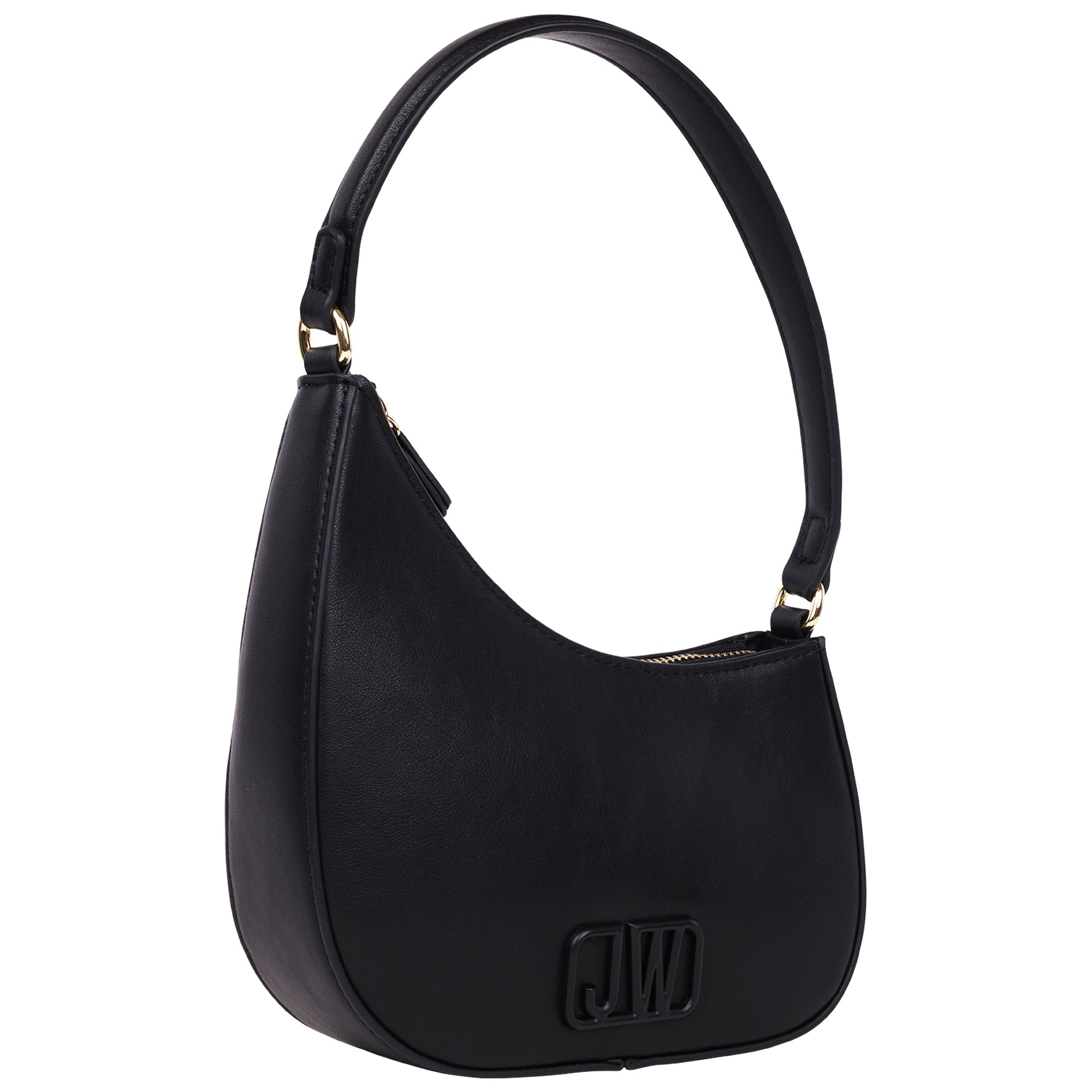 Jason Wu Smooth PU Shoulder Bag with Tonal 3D Logo