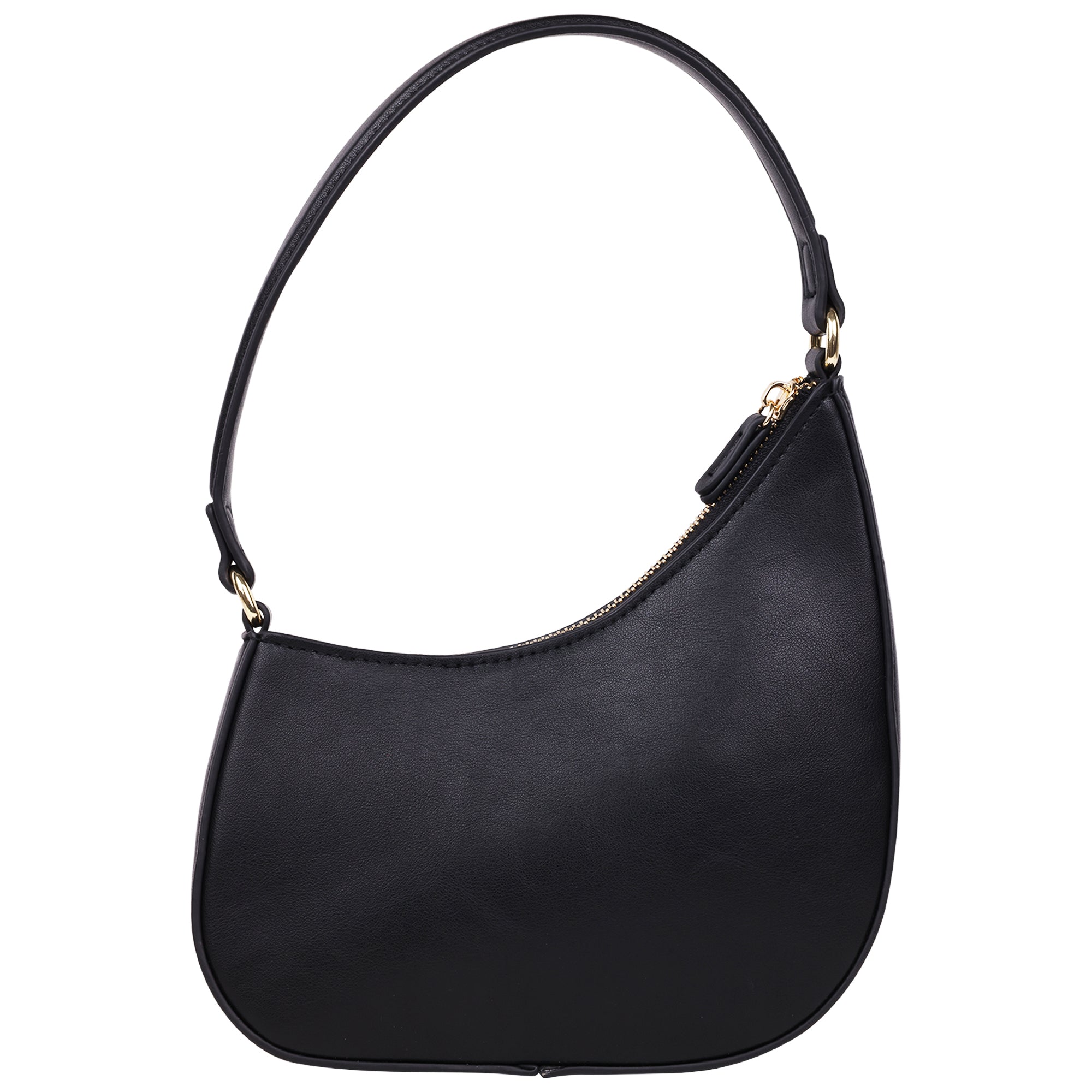 Jason Wu Smooth PU Shoulder Bag with Tonal 3D Logo