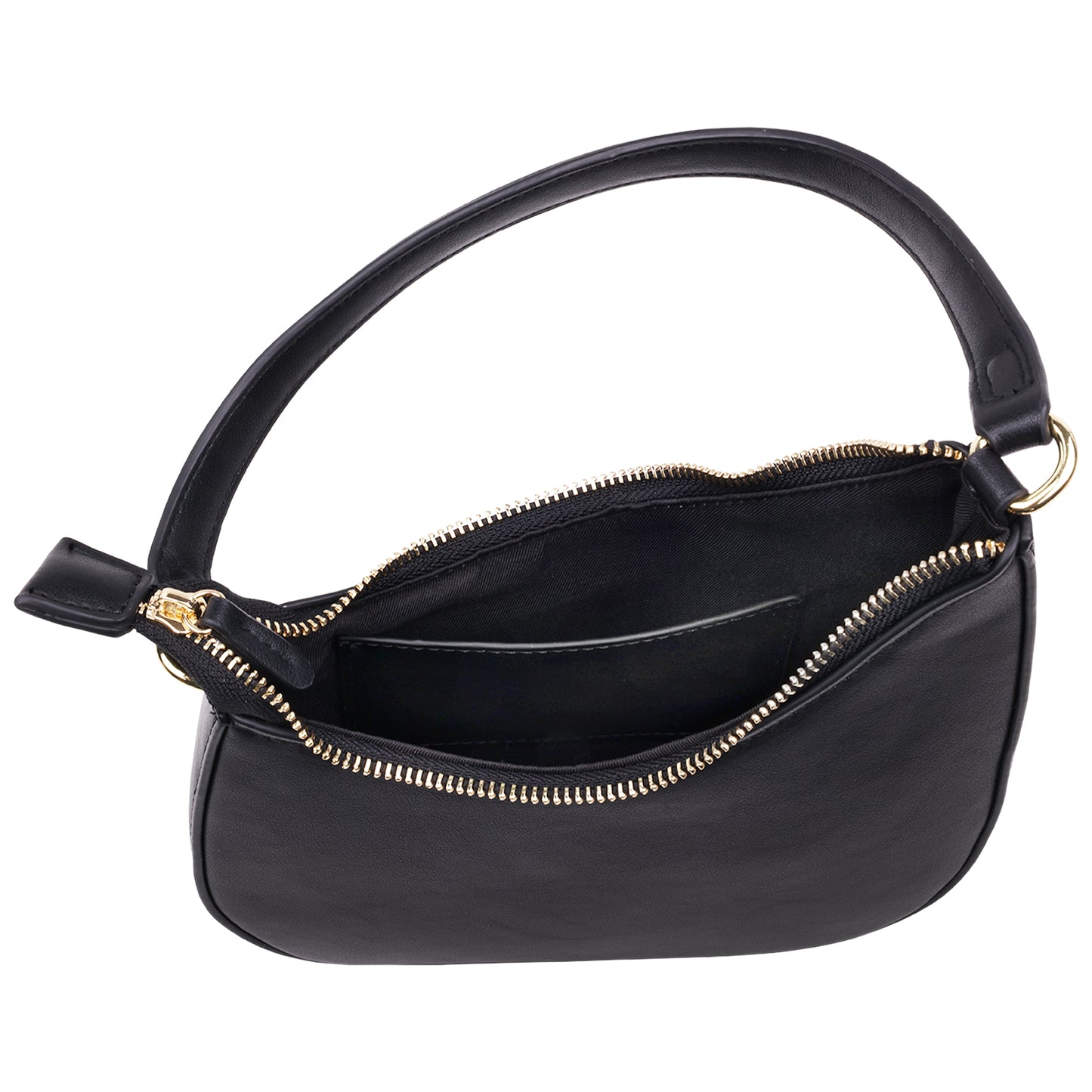 Jason Wu Smooth PU Shoulder Bag with Tonal 3D Logo