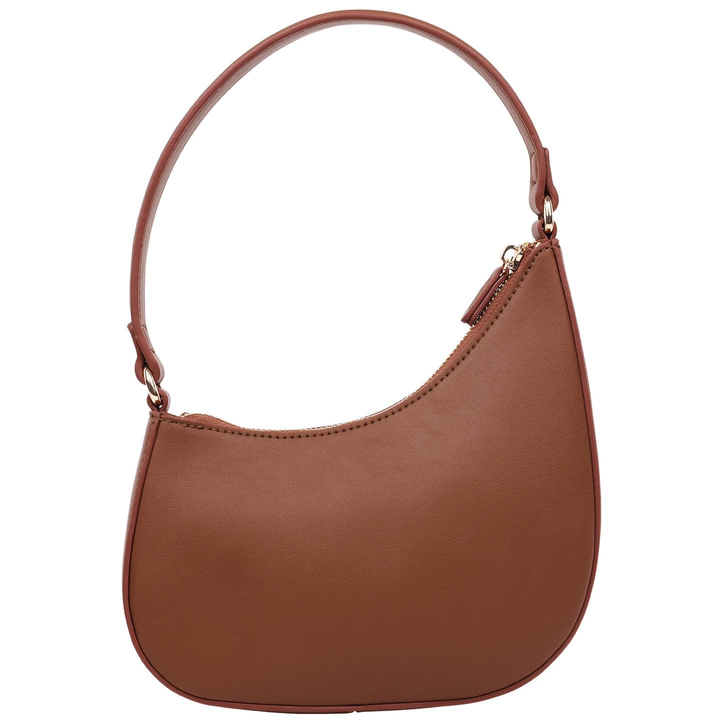 Jason Wu Smooth PU Shoulder Bag with Tonal 3D Logo