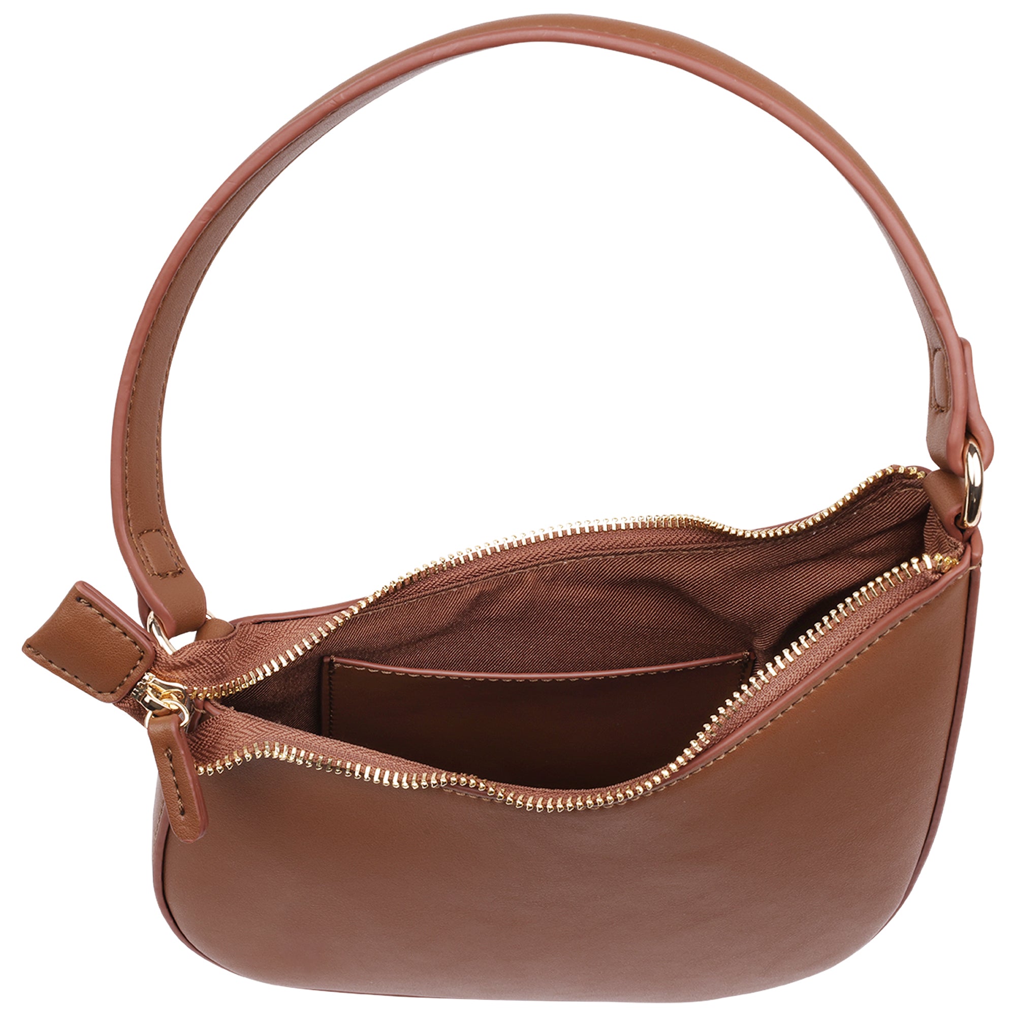 Jason Wu Smooth PU Shoulder Bag with Tonal 3D Logo