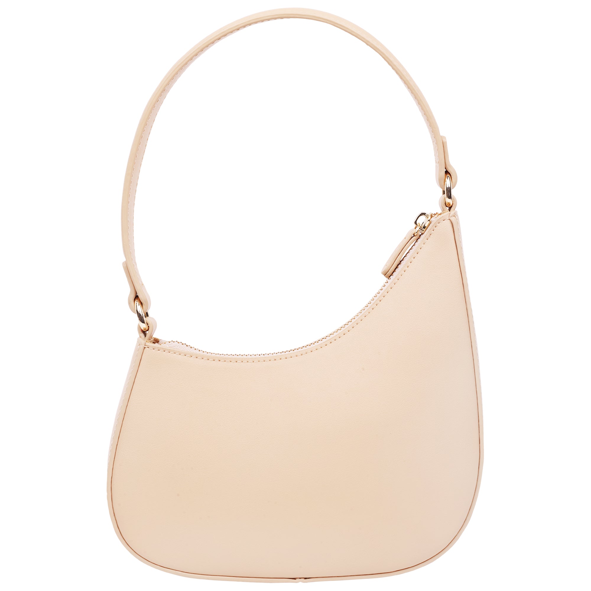 Jason Wu Smooth PU Shoulder Bag with Tonal 3D Logo