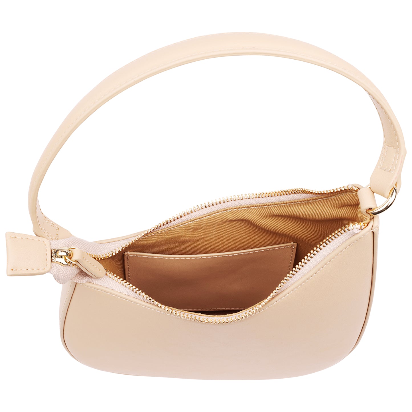 Jason Wu Smooth PU Shoulder Bag with Tonal 3D Logo