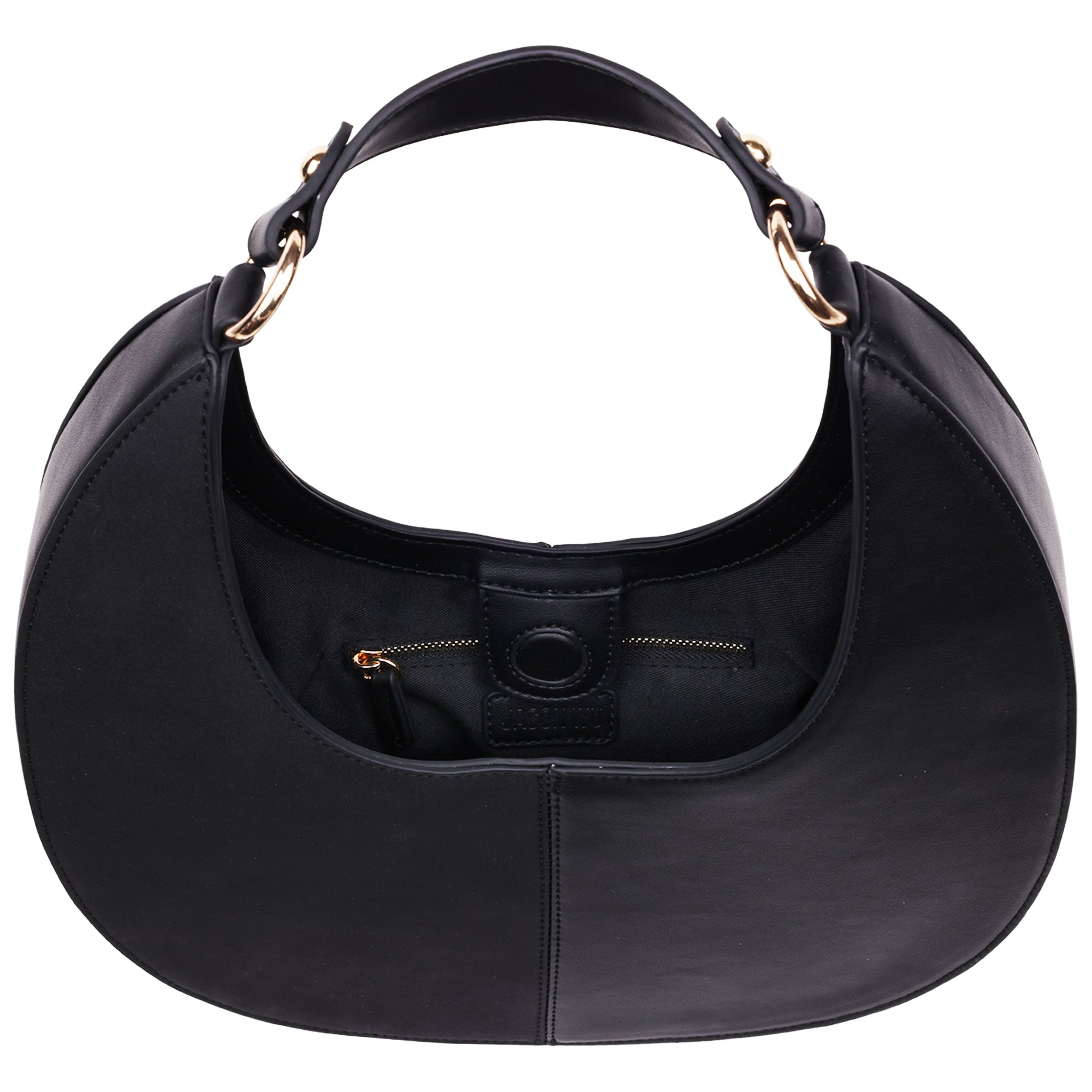 Jason Wu Smooth & Suede PU Shoulder Bag with Chain Logo Detail