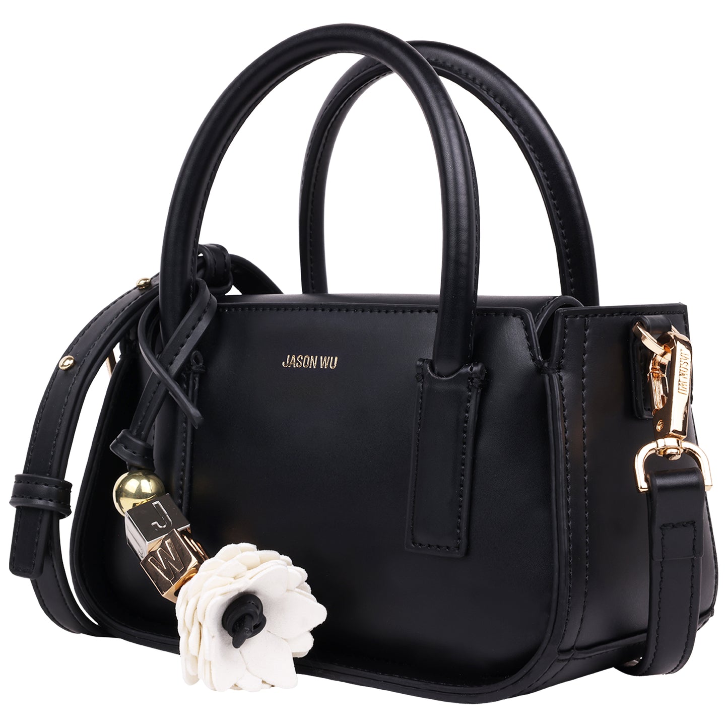 Jason Wu Structured Mini Bag with Removable Crossbody Strap & JW Charm
