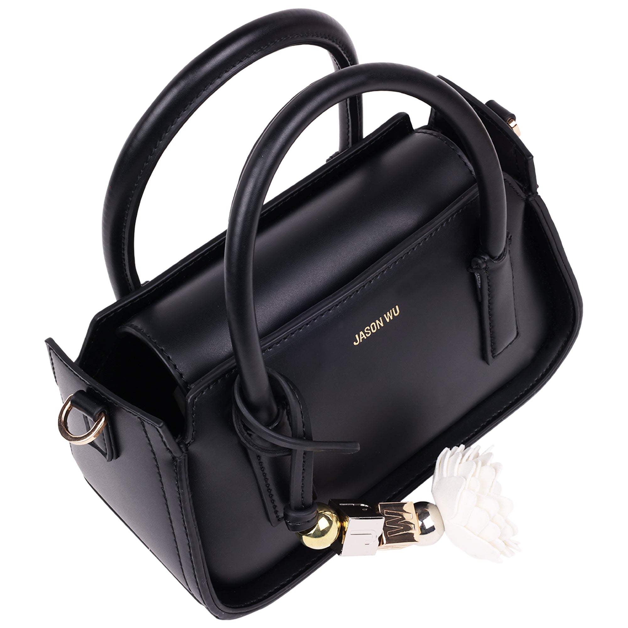 Jason Wu Structured Mini Bag with Removable Crossbody Strap & JW Charm