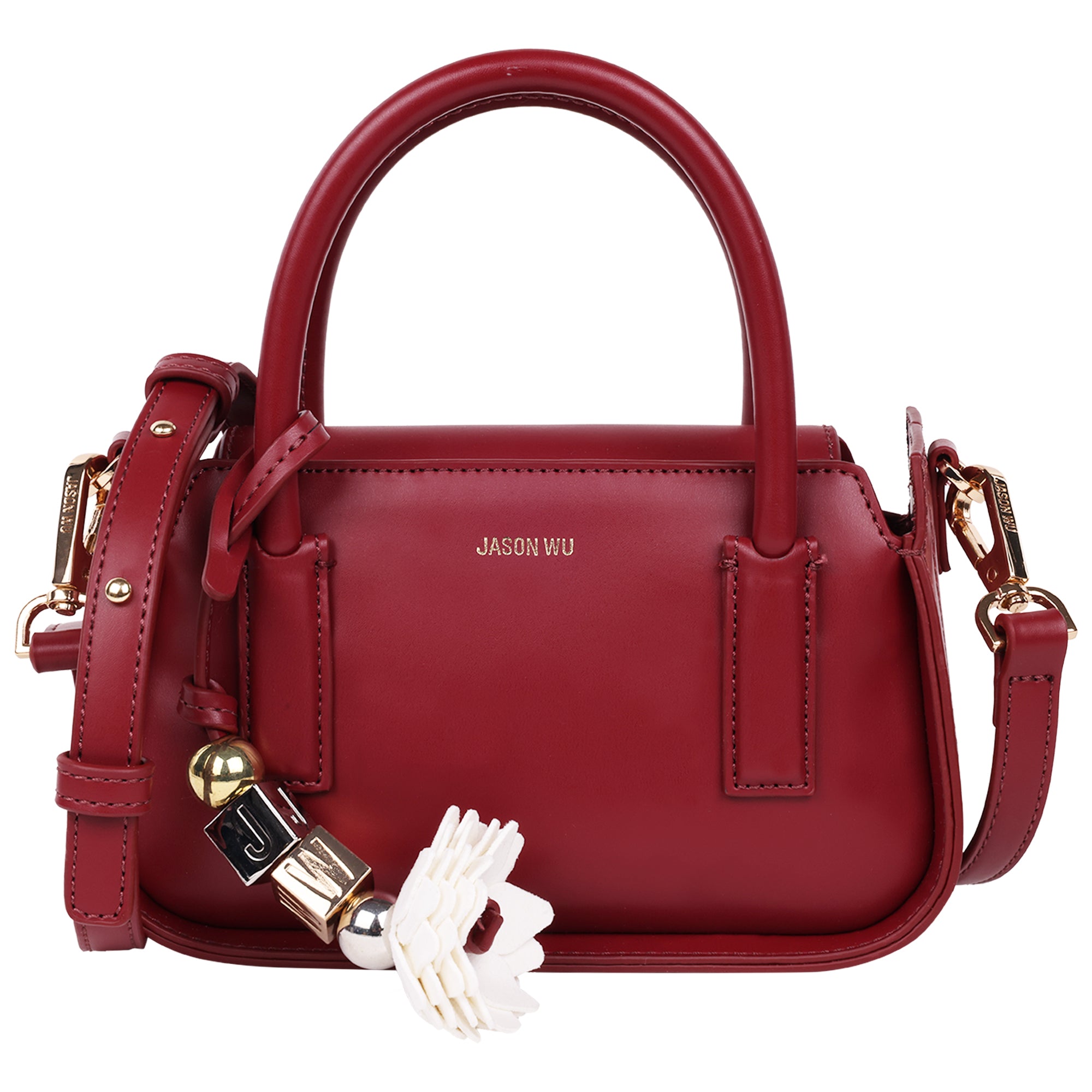 Jason Wu Structured Mini Bag with Removable Crossbody Strap & JW Charm