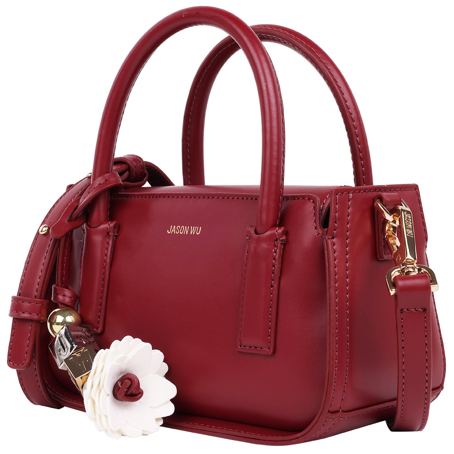 Jason Wu Structured Mini Bag with Removable Crossbody Strap & JW Charm