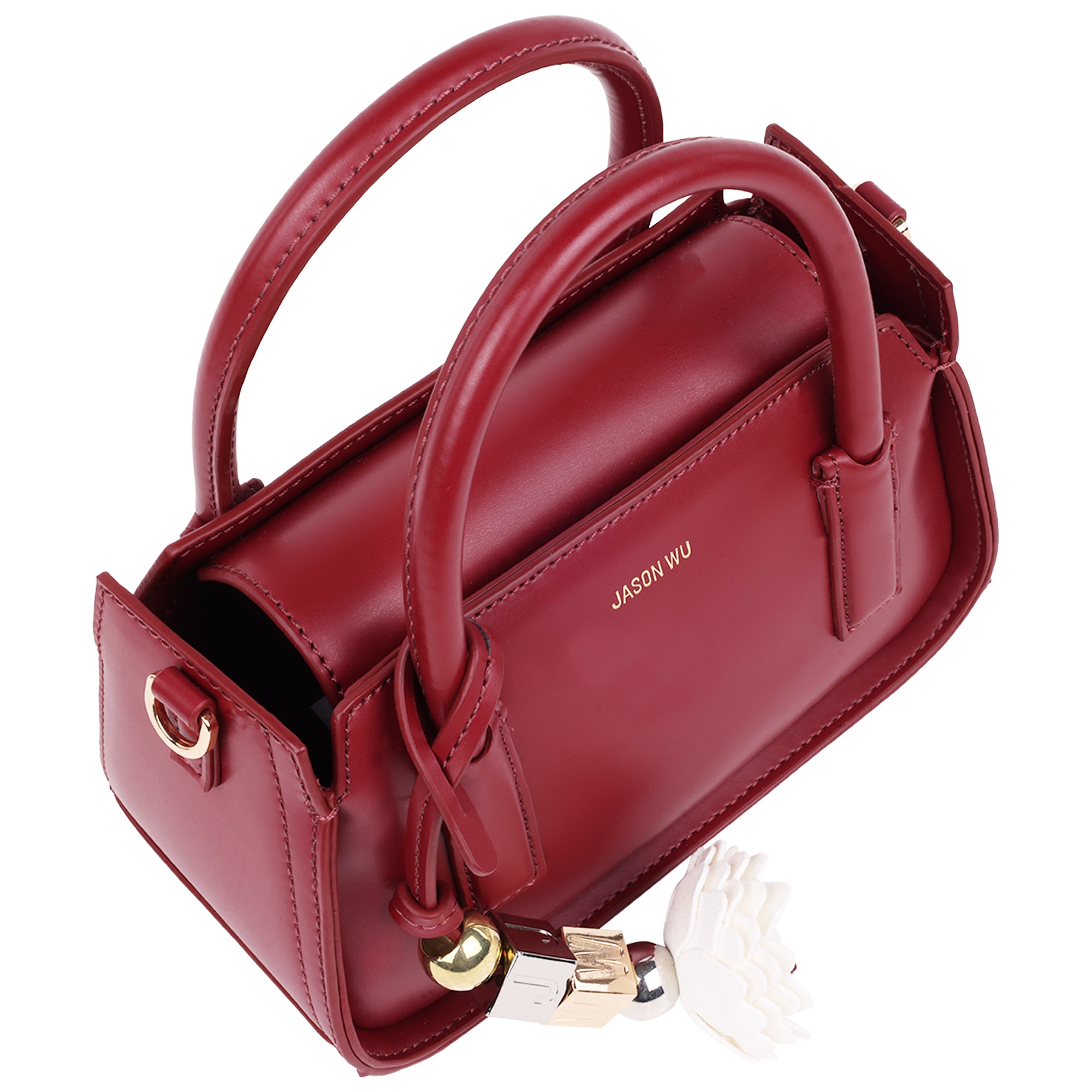 Jason Wu Structured Mini Bag with Removable Crossbody Strap & JW Charm