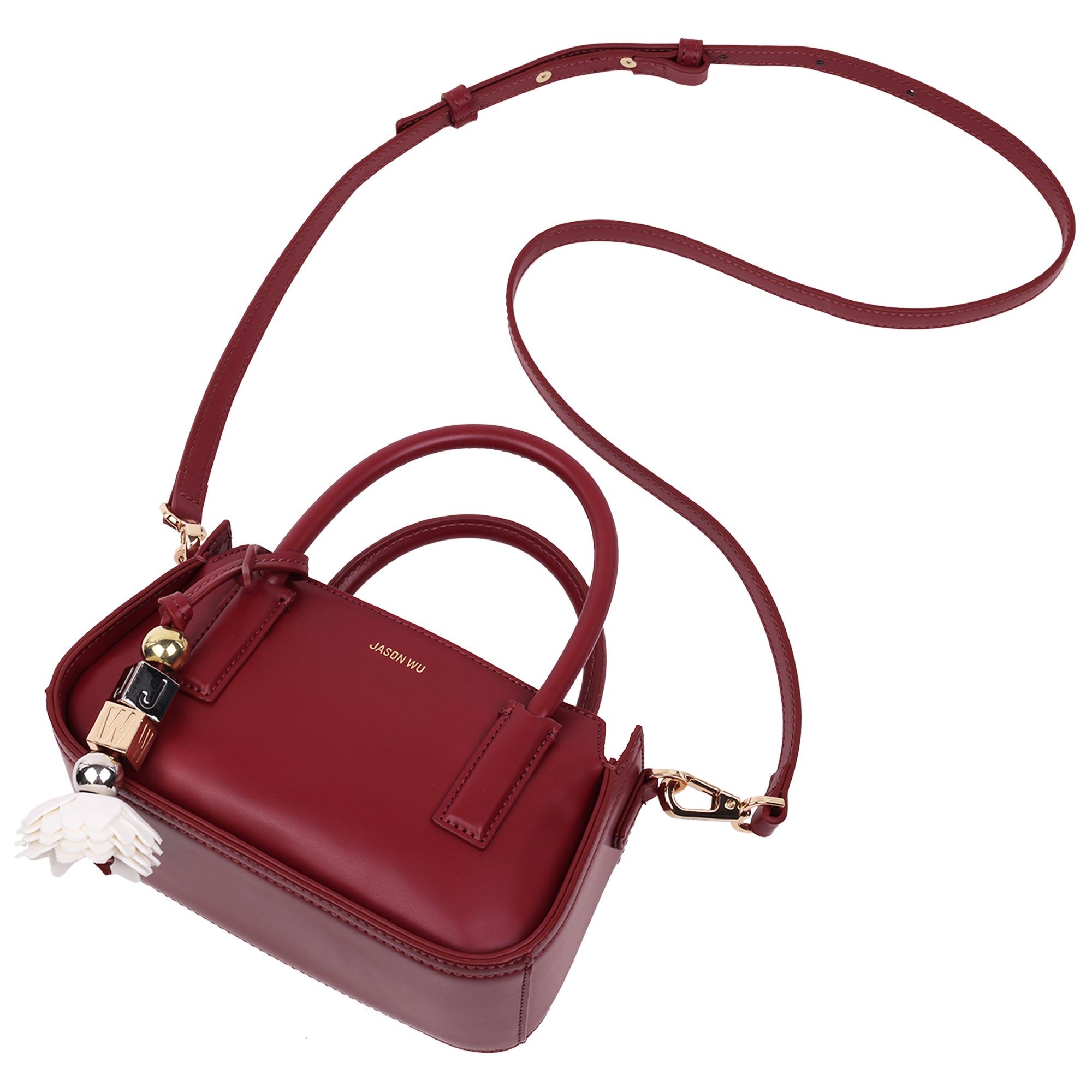 Jason Wu Structured Mini Bag with Removable Crossbody Strap & JW Charm