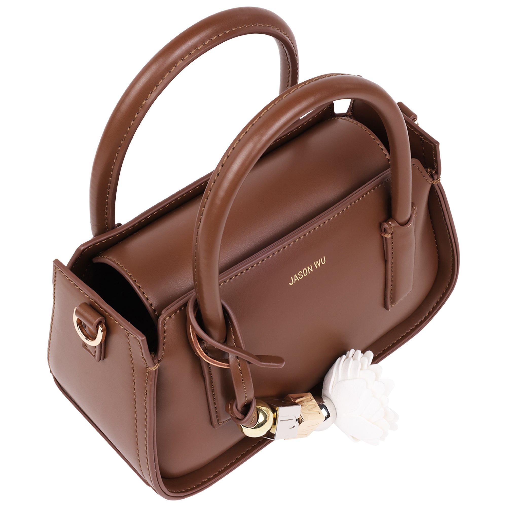 Jason Wu Structured Mini Bag with Removable Crossbody Strap & JW Charm