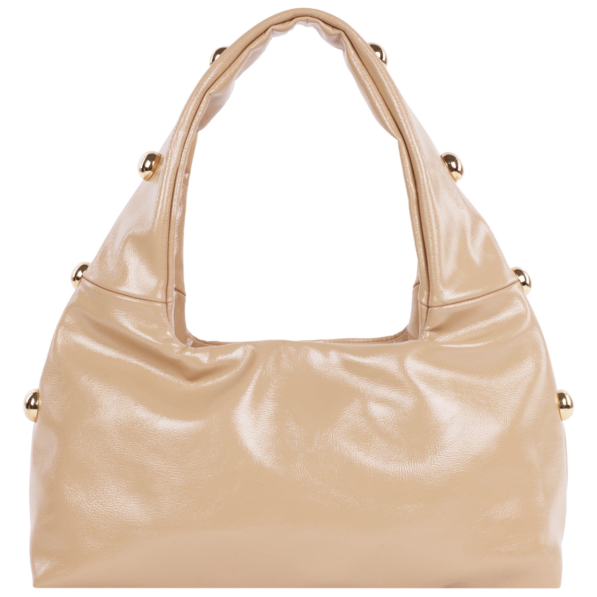 Jason Wu Studded Shoulder Bag in Crackled Finish