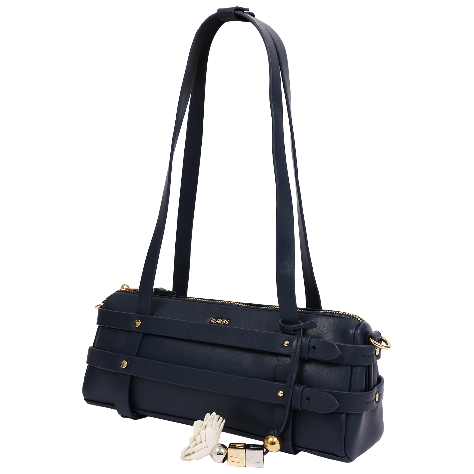 Jason Wu Harness East/West Handbag with Convertible Chain Strap & Floral Charm