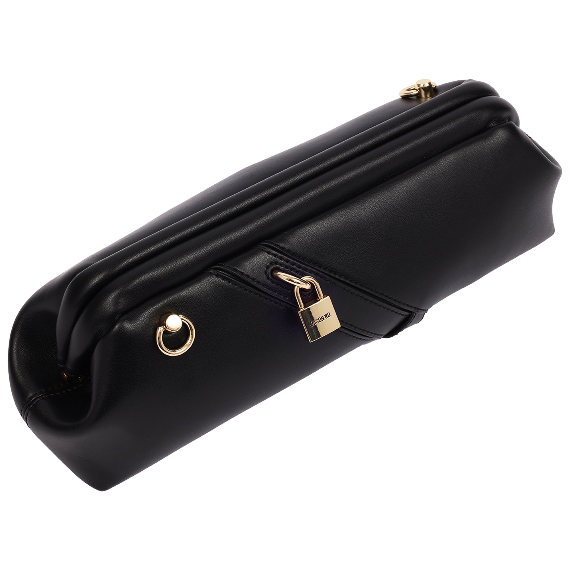 Jason Wu Bloomwood Clutch with Lock Detail & Chain Strap