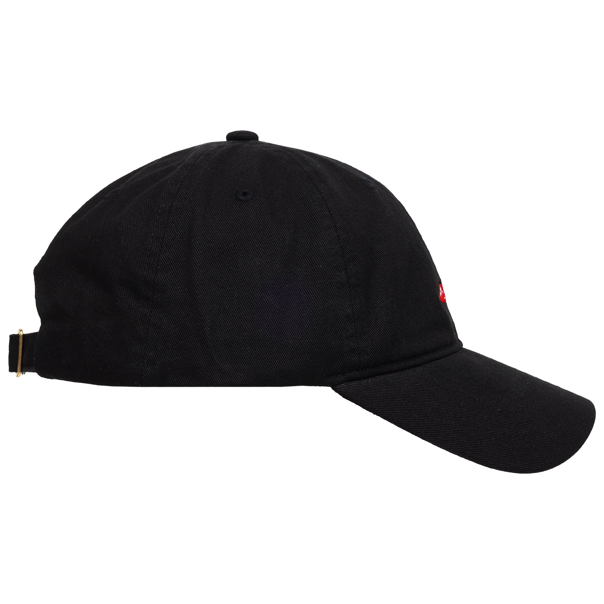 The Devil Wears Prada Red Heel Embroidered Dad Cap, Black