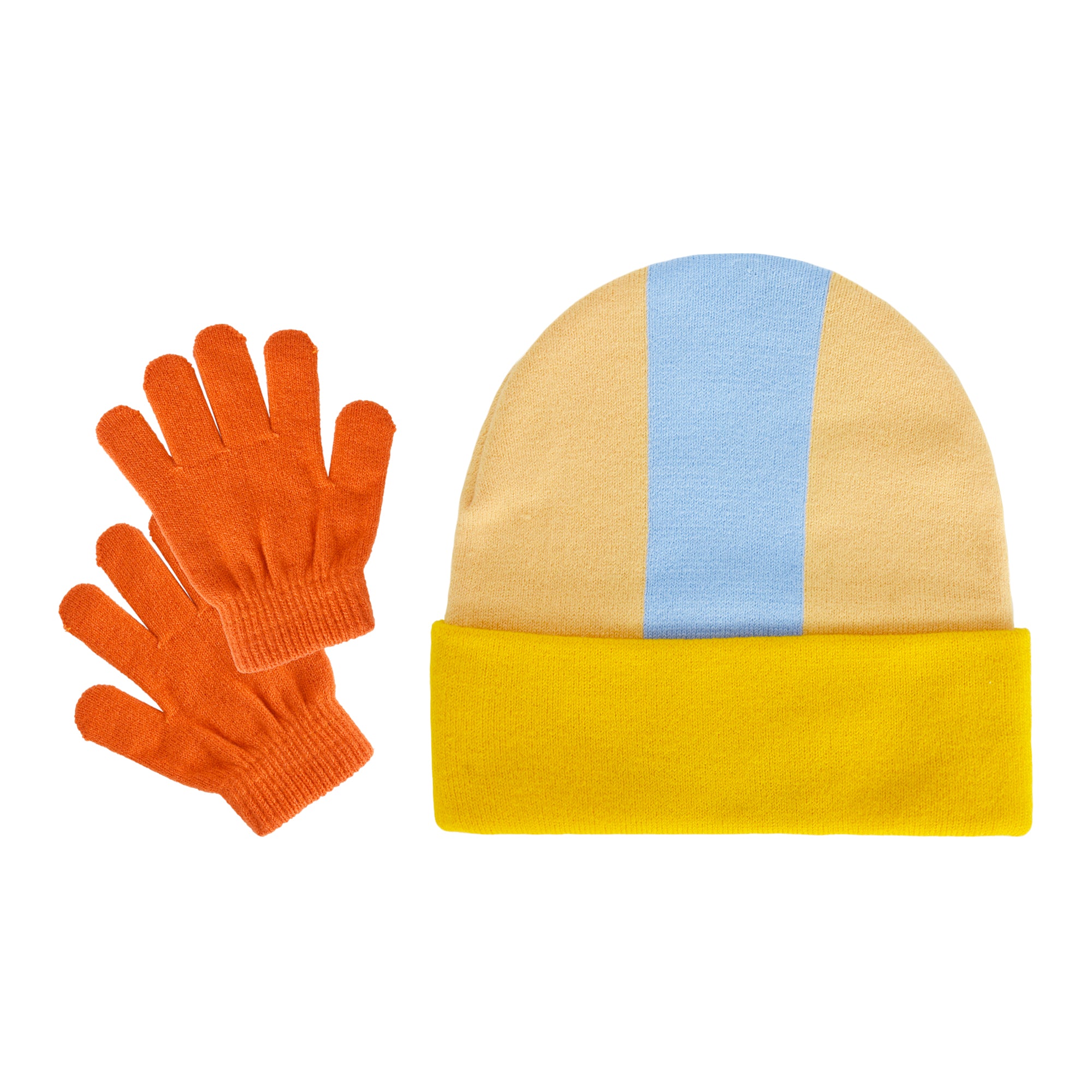 Avatar The Last Airbender Knitted Winter with Cuff Beanie Hat, Multi, One Size